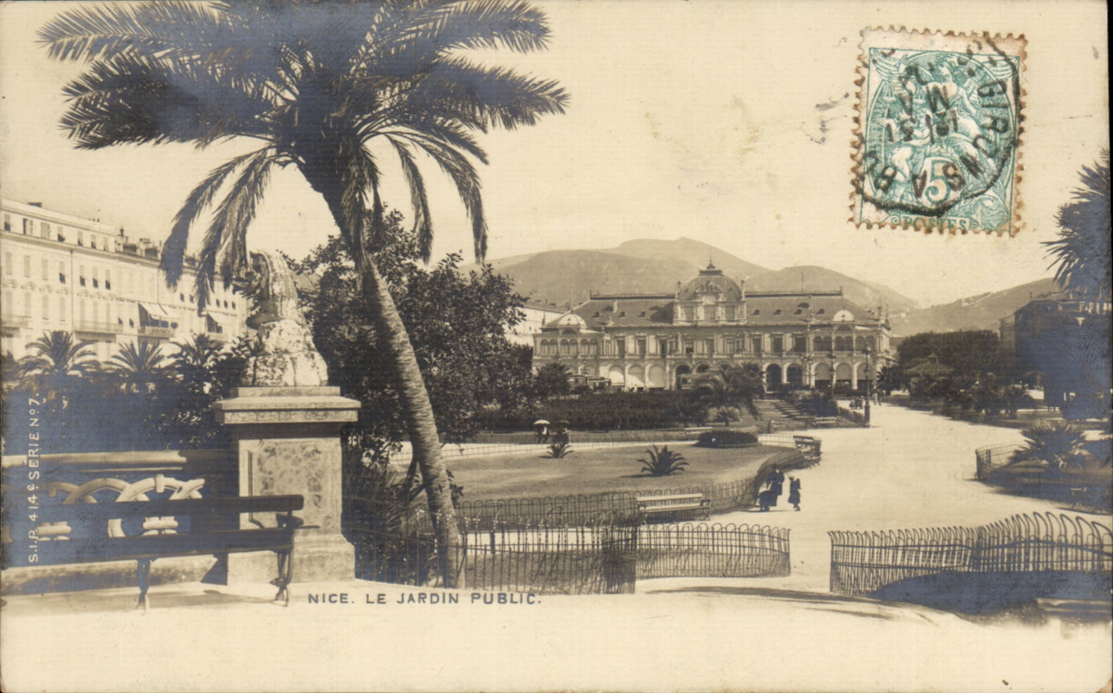 Nettes CPA der allgemeine Garten