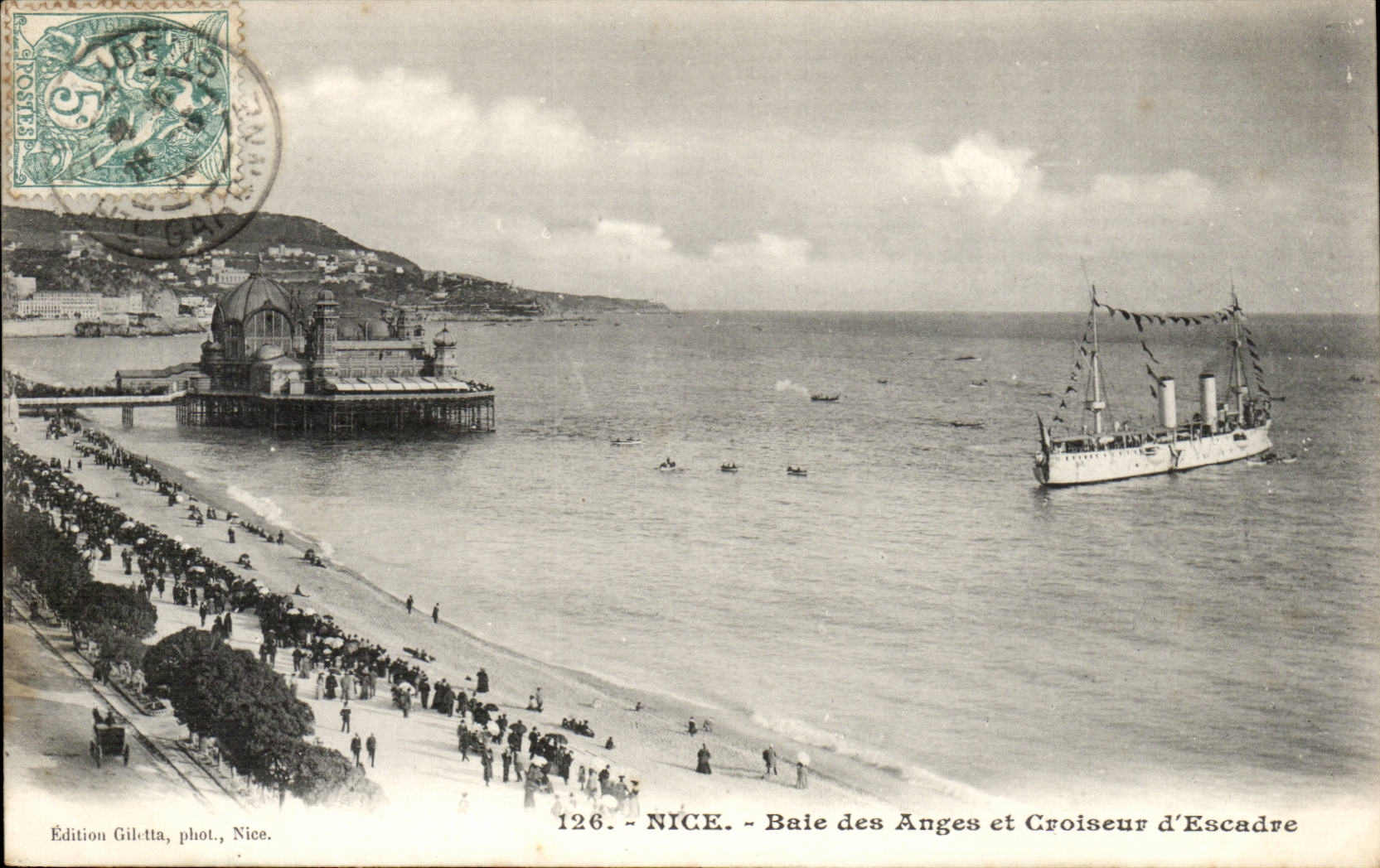 Nette CPA Bucht der Engel und des Kreuzers des Geschwaders