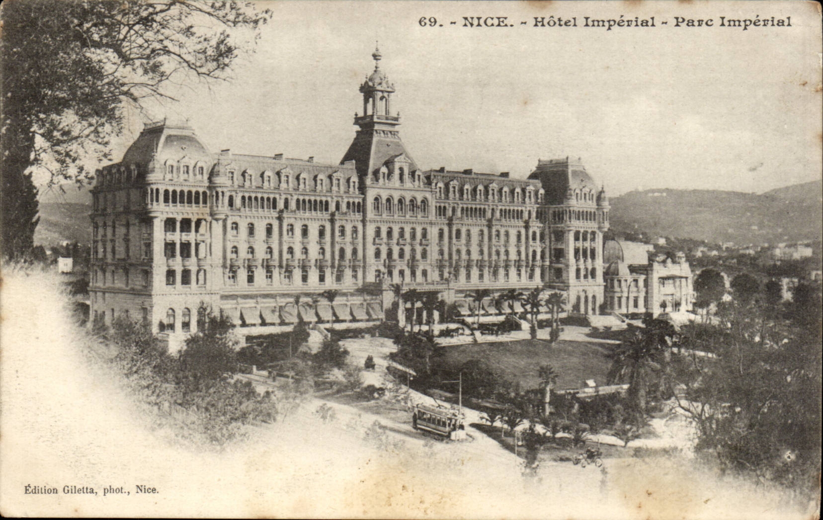 Nettes CPA imperiales Hotel-imperialer Park