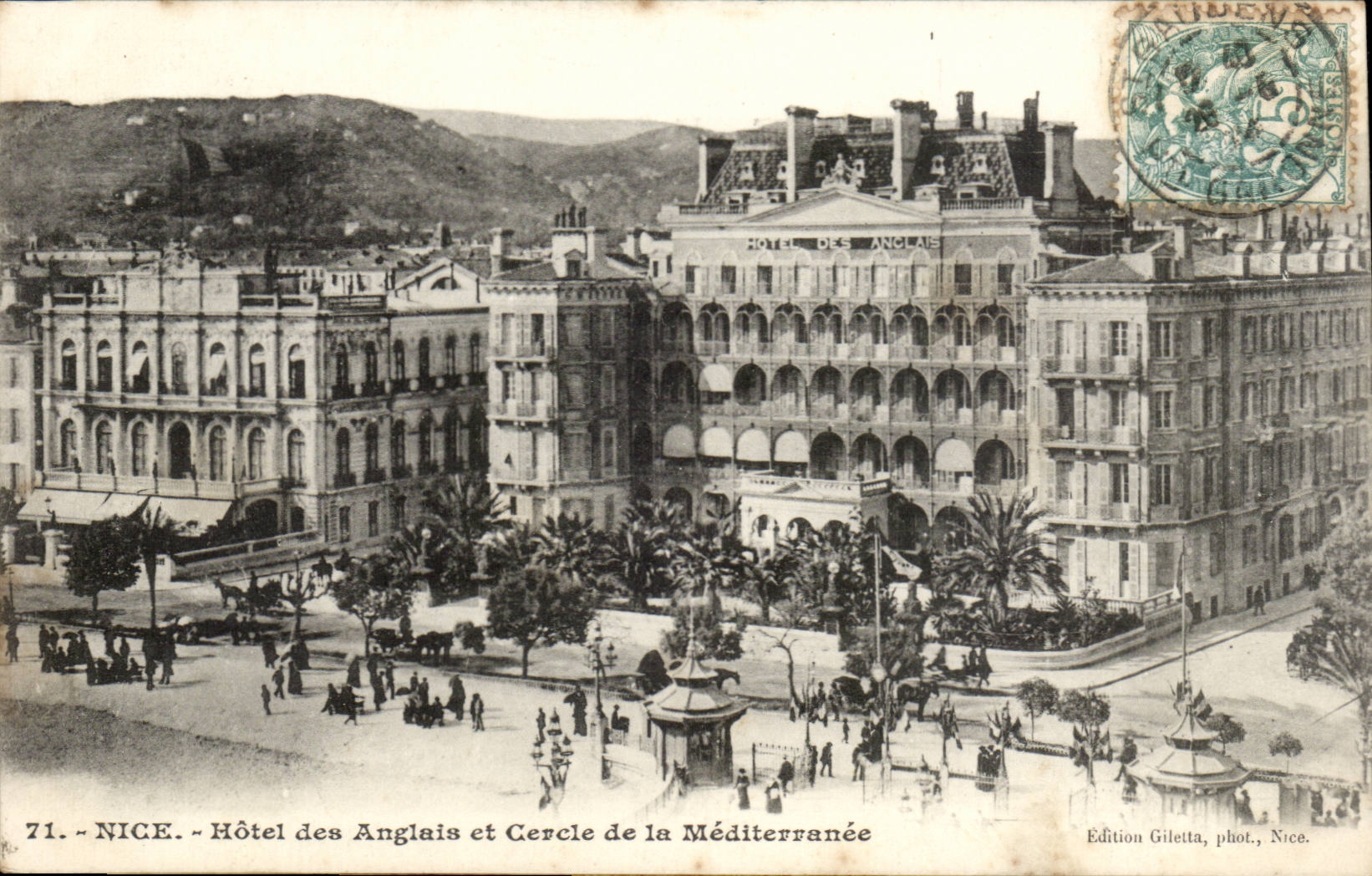 Nettes CPA Hotel von Englisch und Kreis vom Mittelmeer