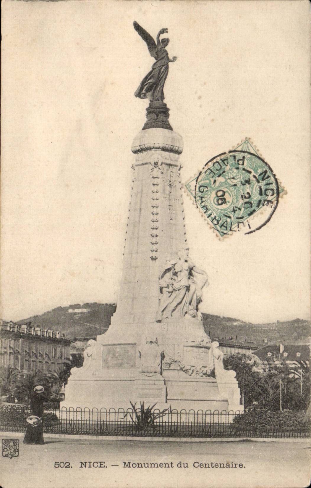 Nettes CPA Denkmal des Jahrhunderts