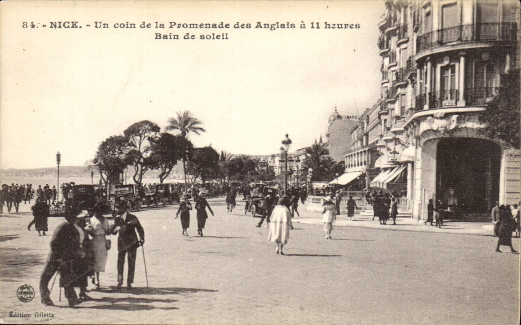 Nettes CPA eine Ecke des Wegs von Englisch hat 11 Bain Stunden der Sonne