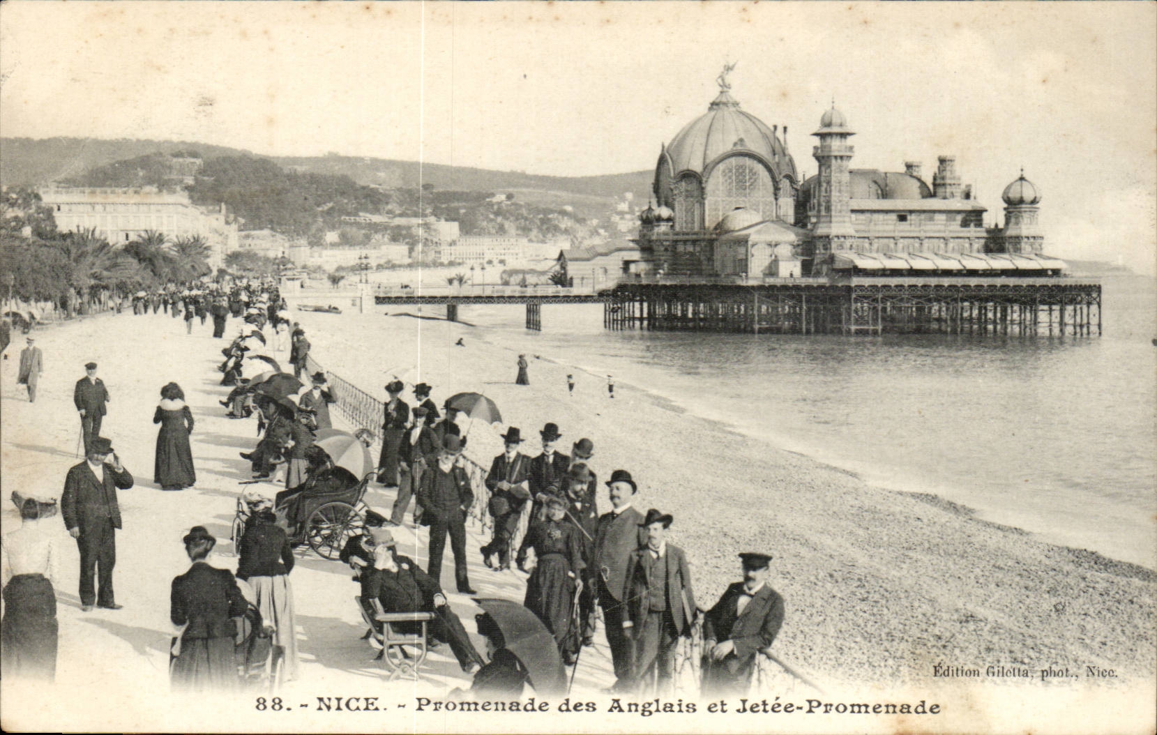 Netter CPA Weg Englisch und Pier gehen