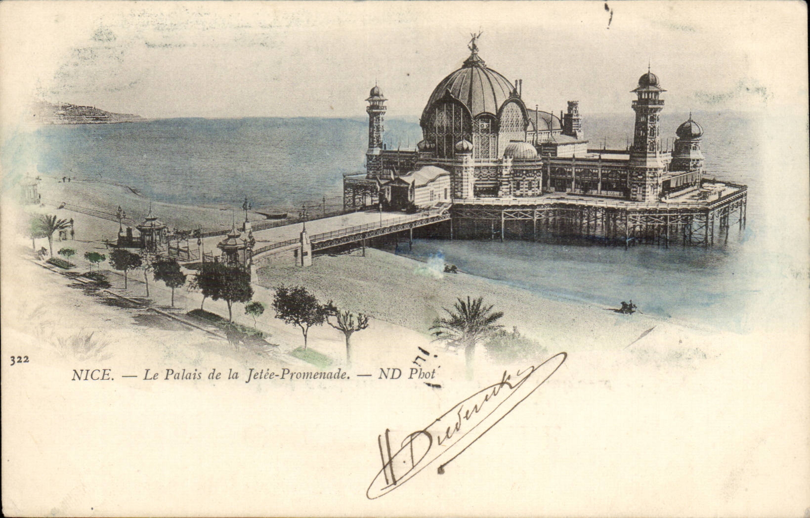 Nettes CPA der Gaumen des Pierwegs