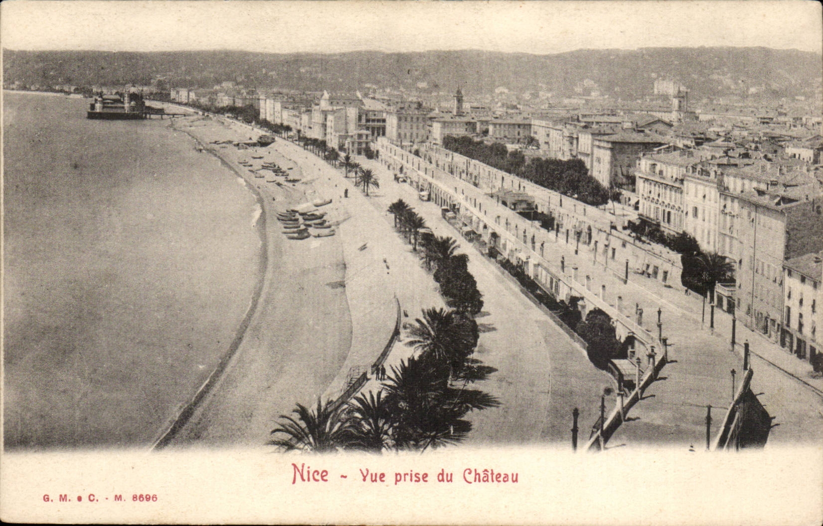 Nettes CPA gesehen vom Schloss