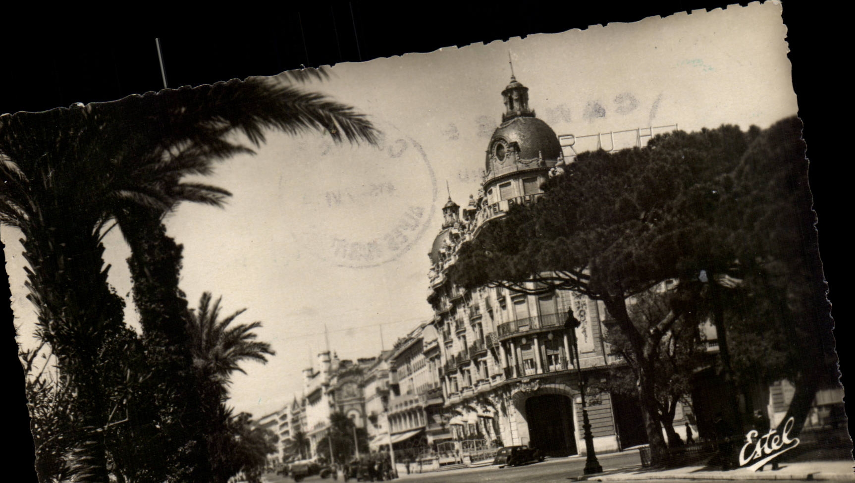 Nette MODERNE KARTE der Weg von Englisch und das Hotel von Ruhl