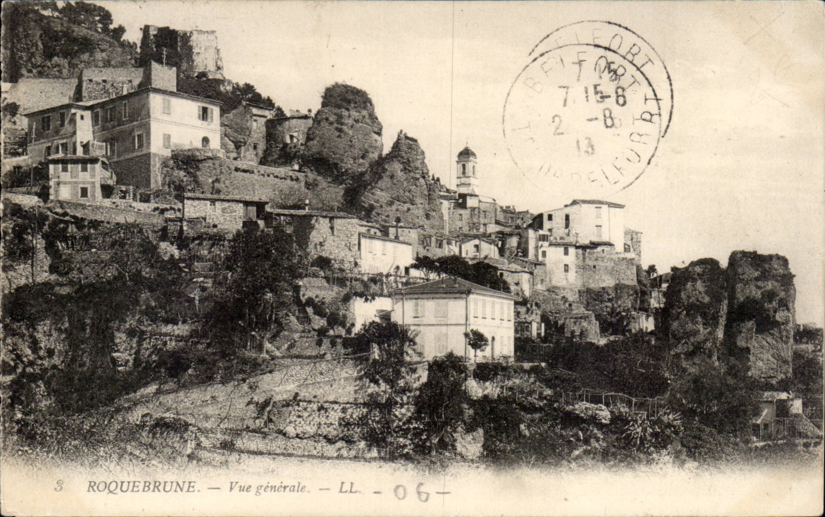 Roquebrune CPA Ansicht