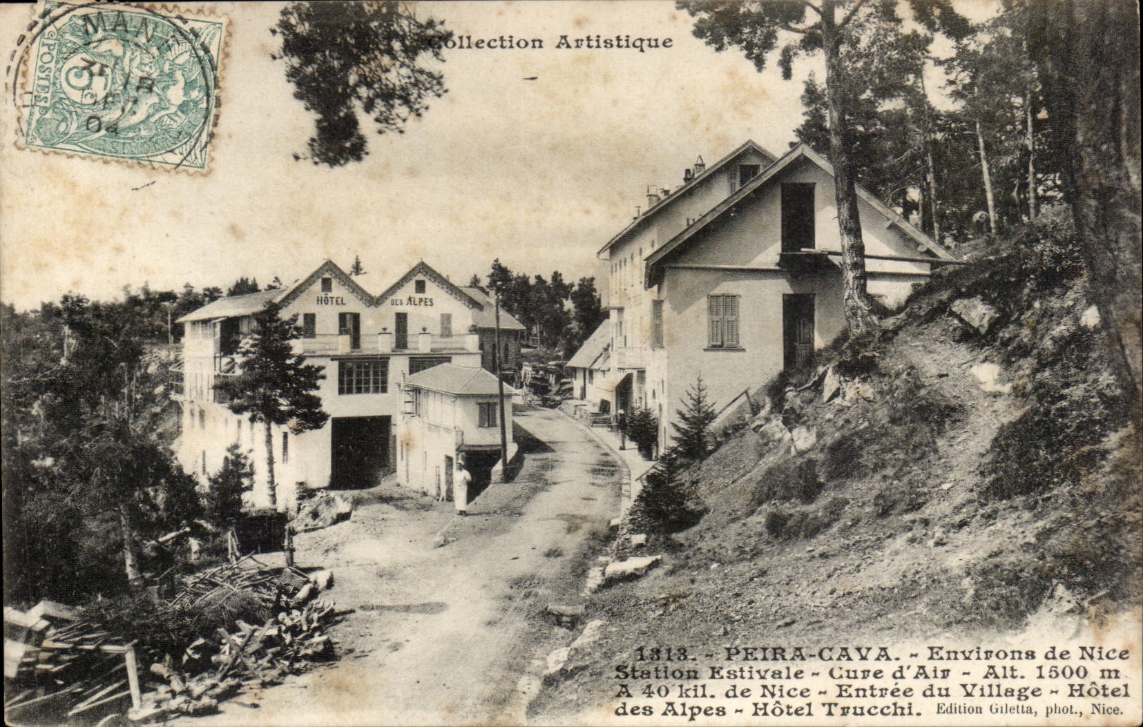 Peira untergrub CPA Umgebung des Nizza Station-sommerlichen Zutrittes des Dorfhotels der Alpen Trucchi