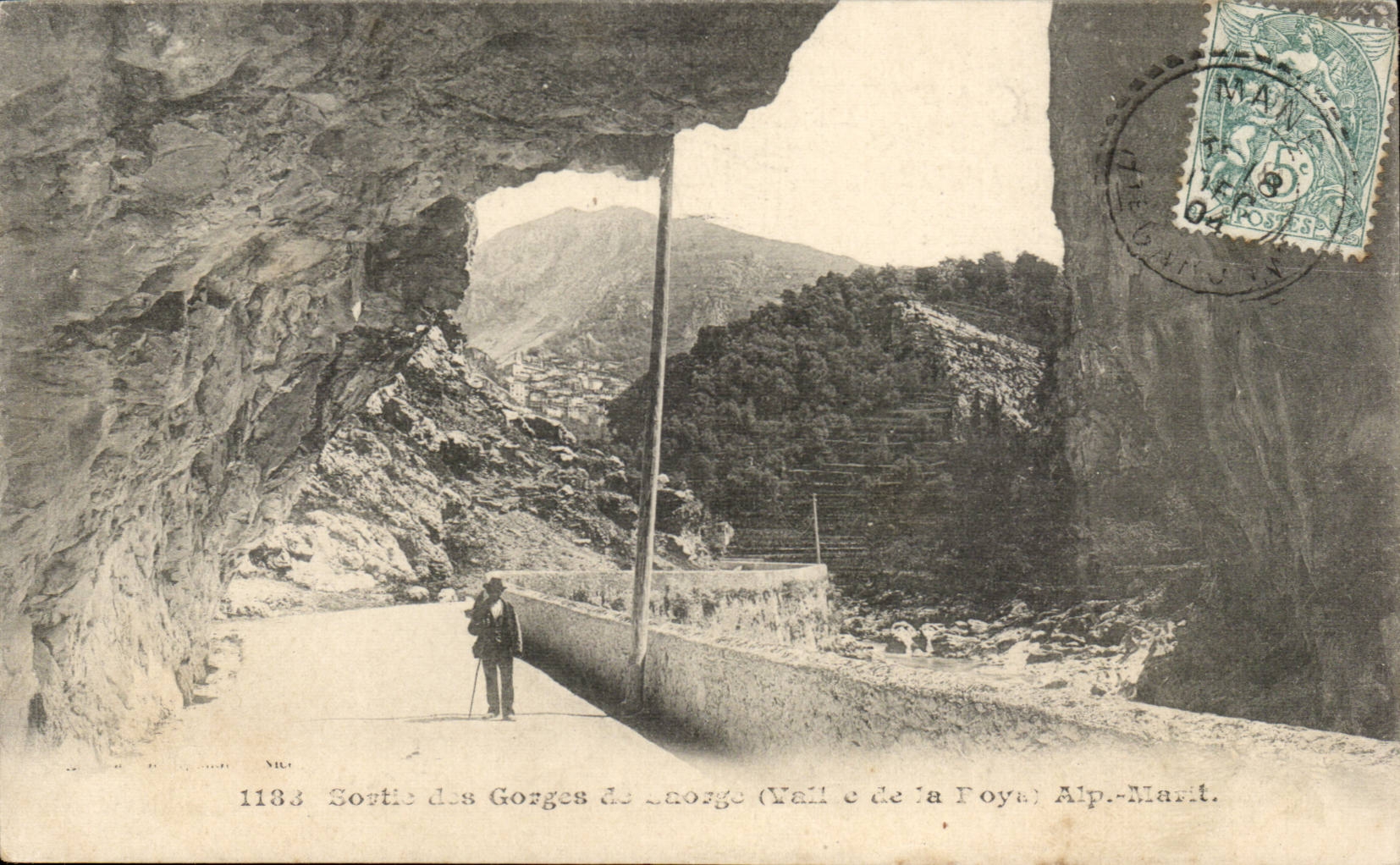 Ausgang der Kehlen Wolf CPA des Tales von Boya