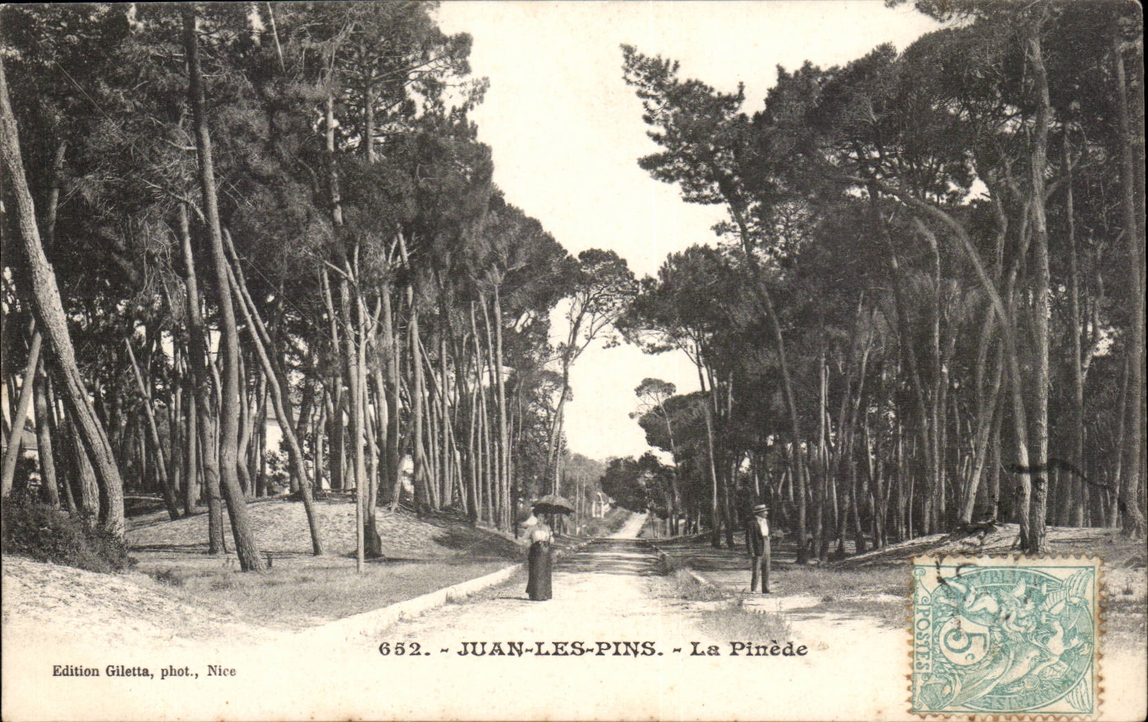 Juan Pines - the Pine forest - CPA