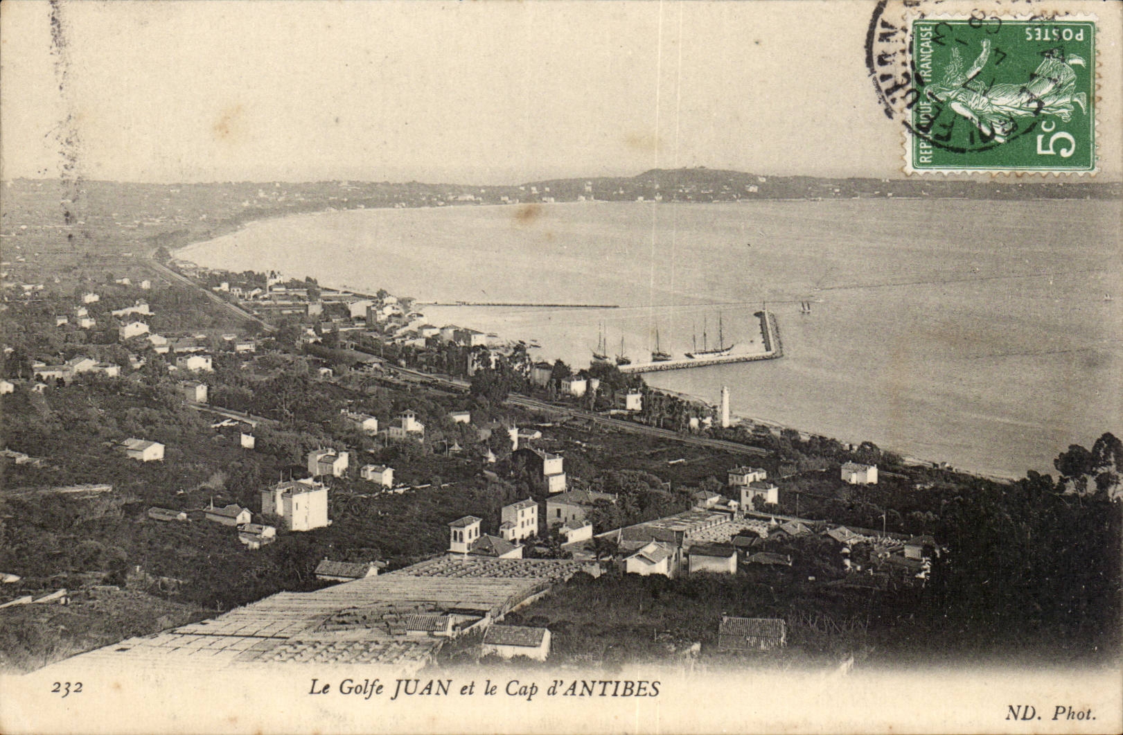 Der juan-Golf und das Kap d Antibes - CPA