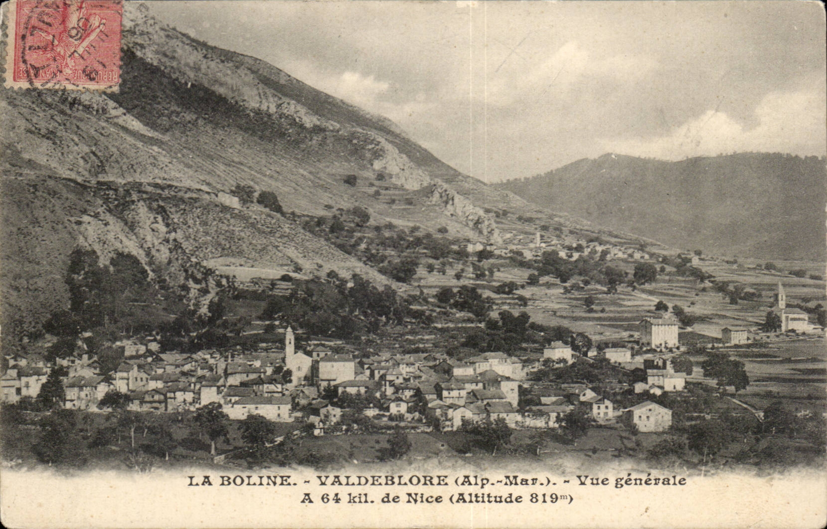 Boline - Valderblore - Ansicht - hat 64 Kilometer Nizza - CPA