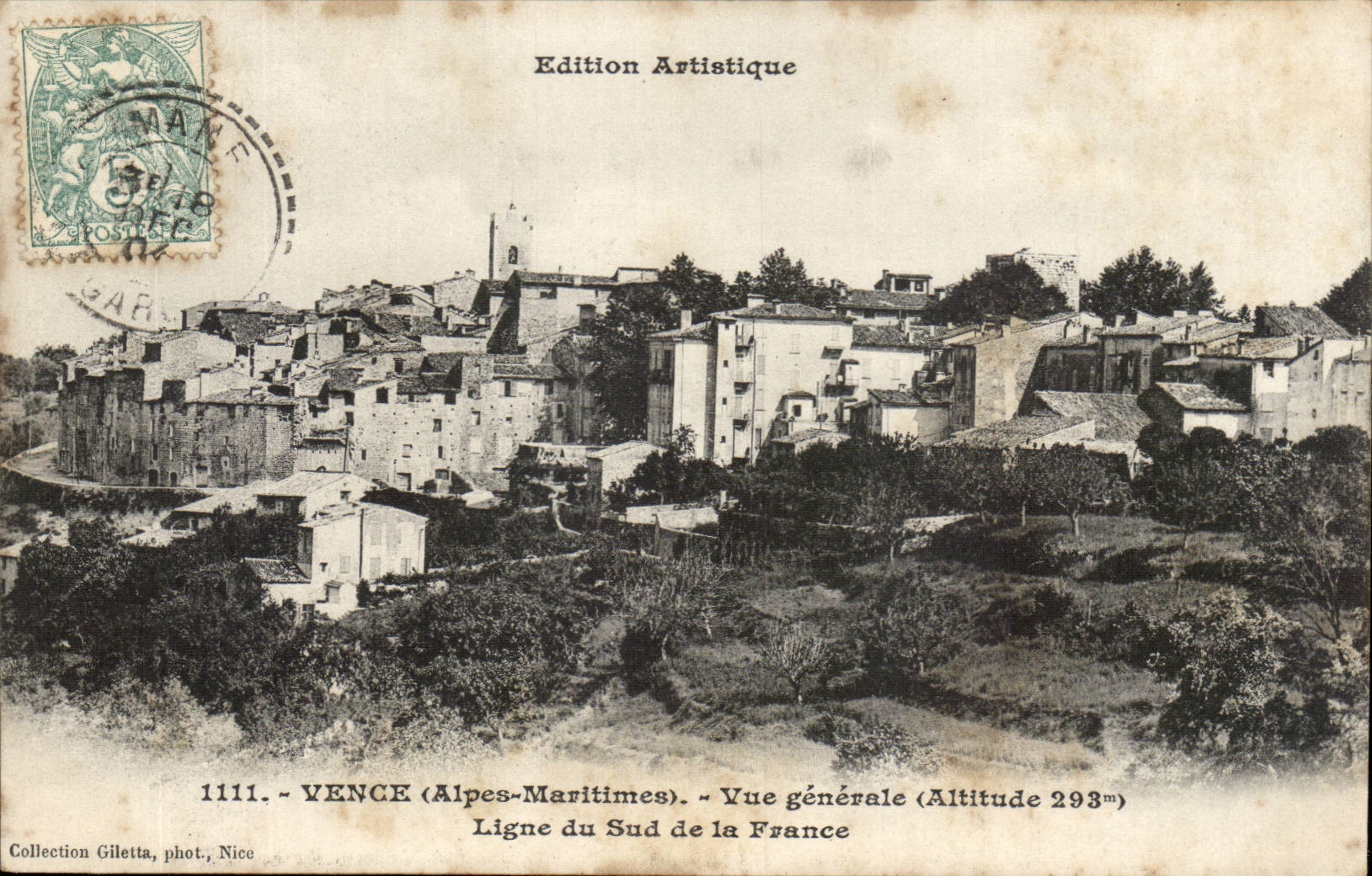 Avenge - View alt 293 - Line for the South of France - CPA