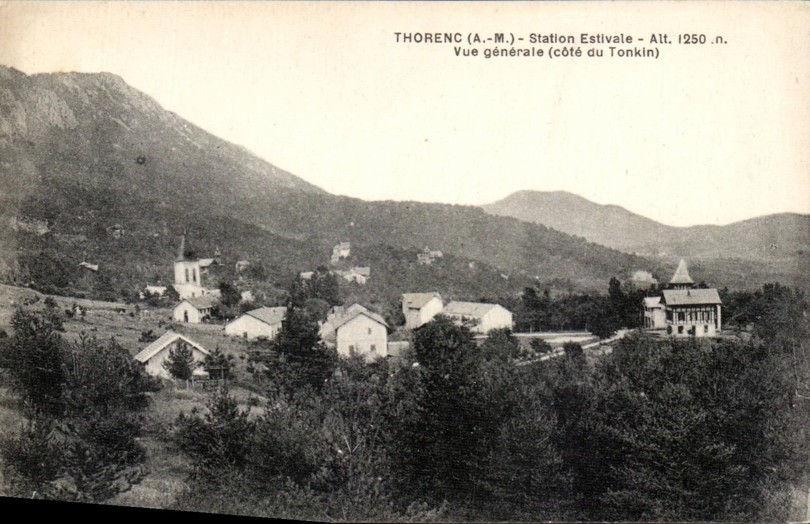 Thorenc - sommerliche Station - Ansicht Alt-1250 - CPA