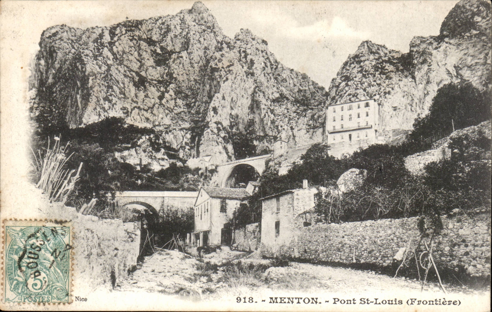 Menton - Holy Bridge Louis - Bridge - CPA