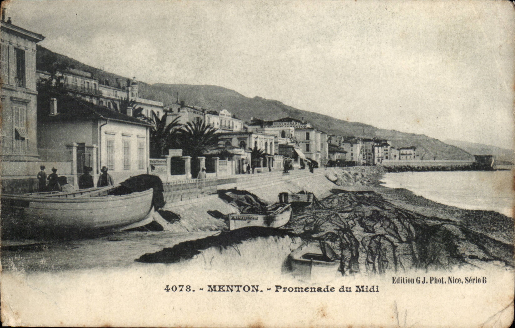 Menton - Walk of the South - CPA