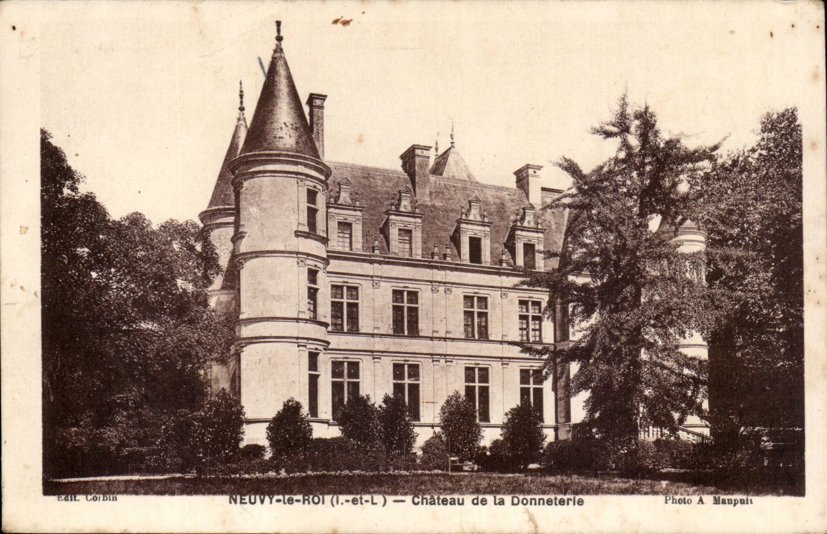Neuvy le Roi - Chateau de la Donneterie - CPA 