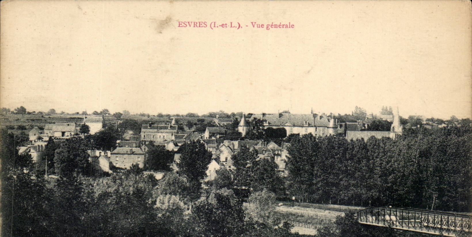 Esvre - Vue Generale - CPA 