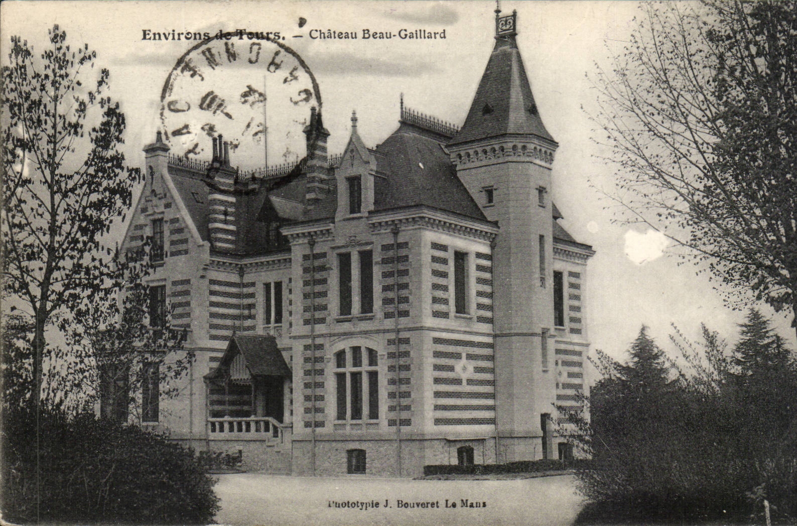 Environs de Tours CPA Chateau Beau Gaillard