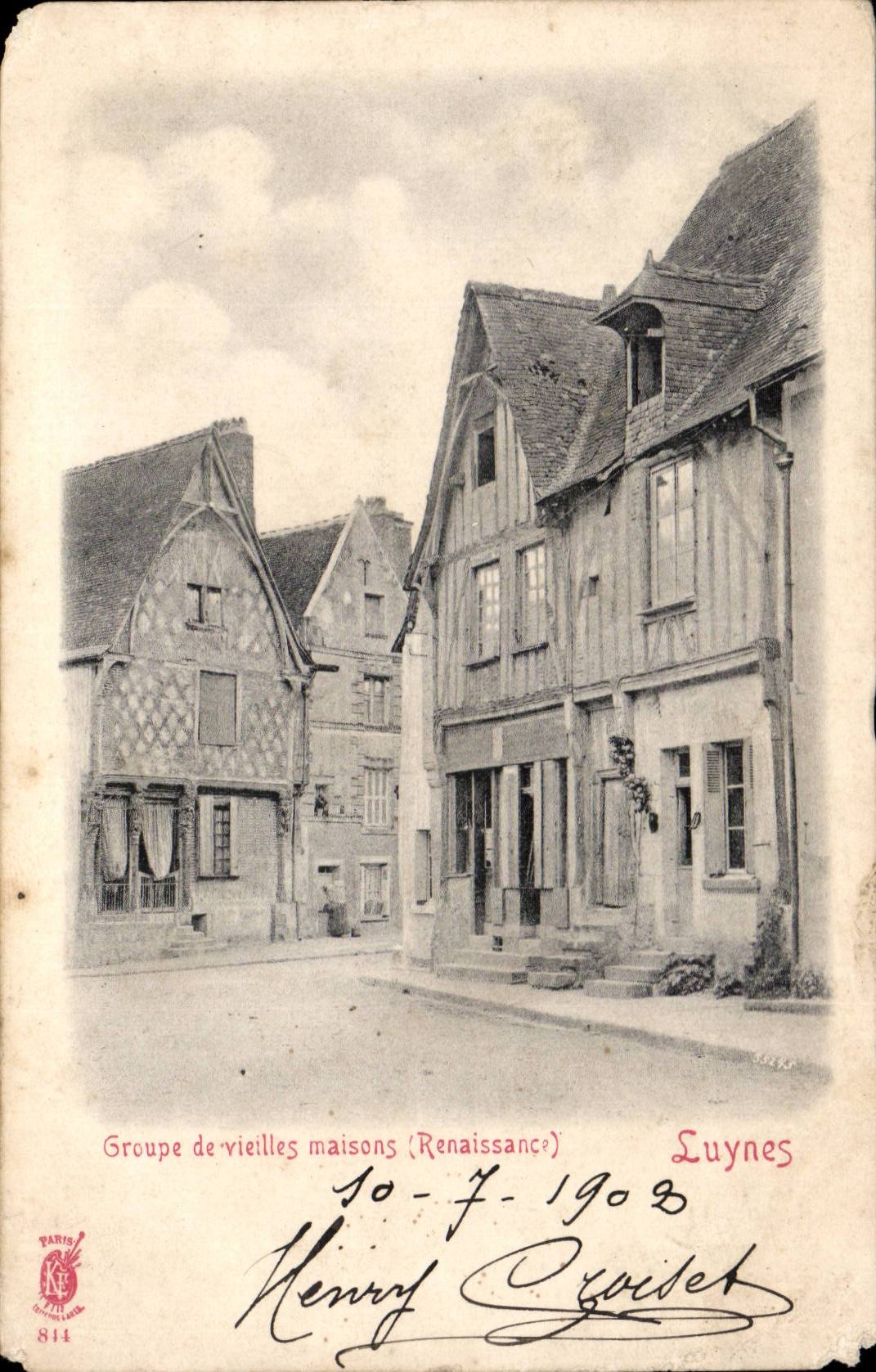 Luynes - Group of Old Houses - CPA