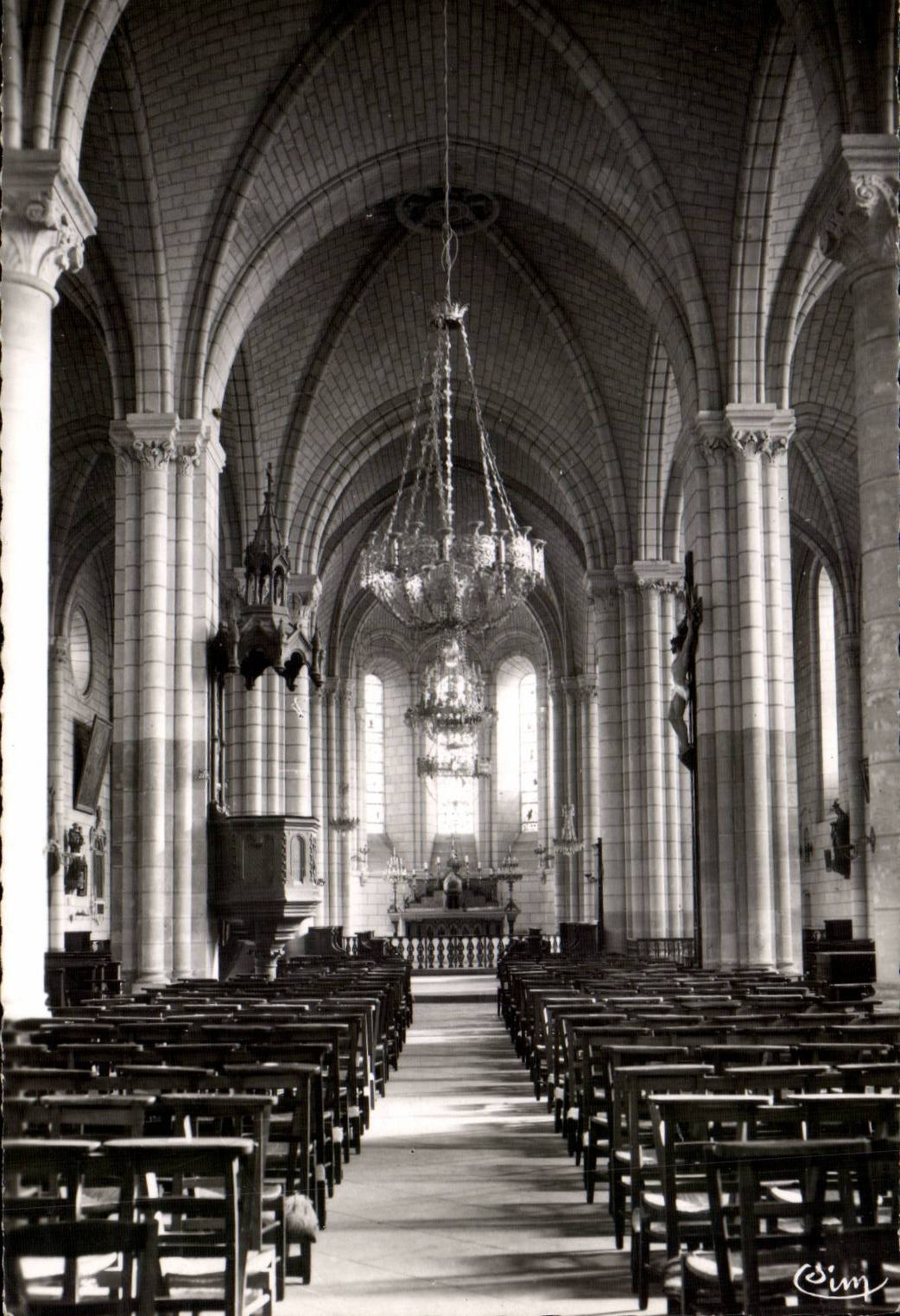 Sainte Maure - Interior of the Church - CPA