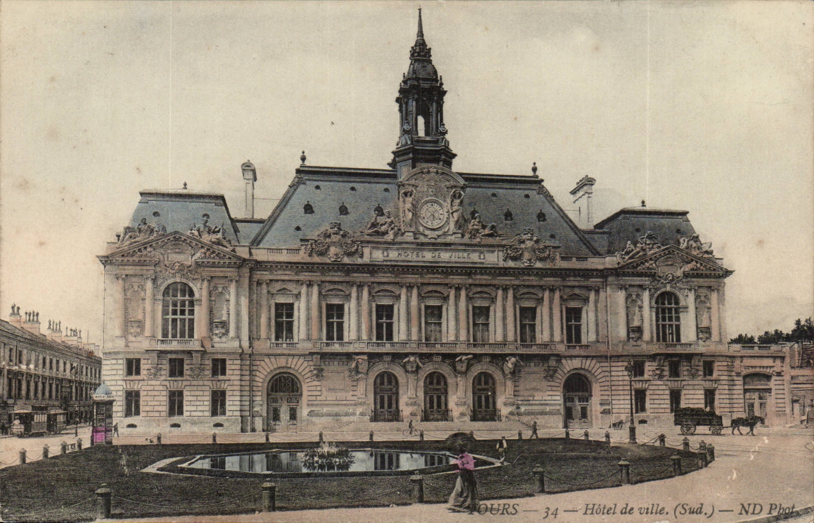 Tours - Hotel de Ville - CPA 