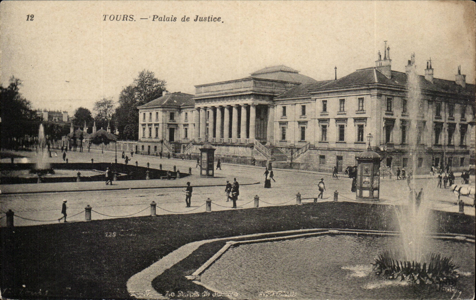 Tours - Palais de Justice - CPA 