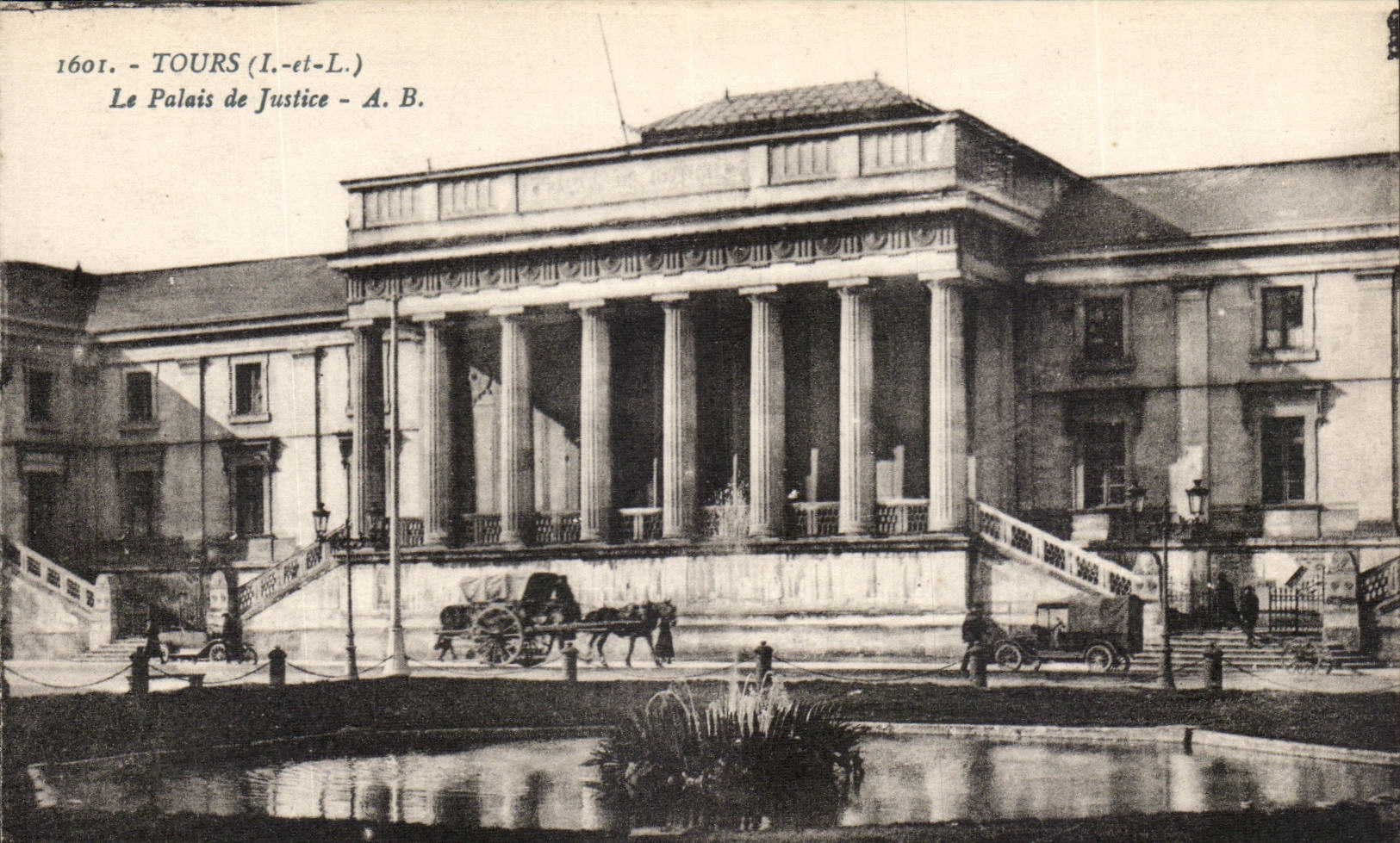 Tours - Le Palais de Justice - CPA 