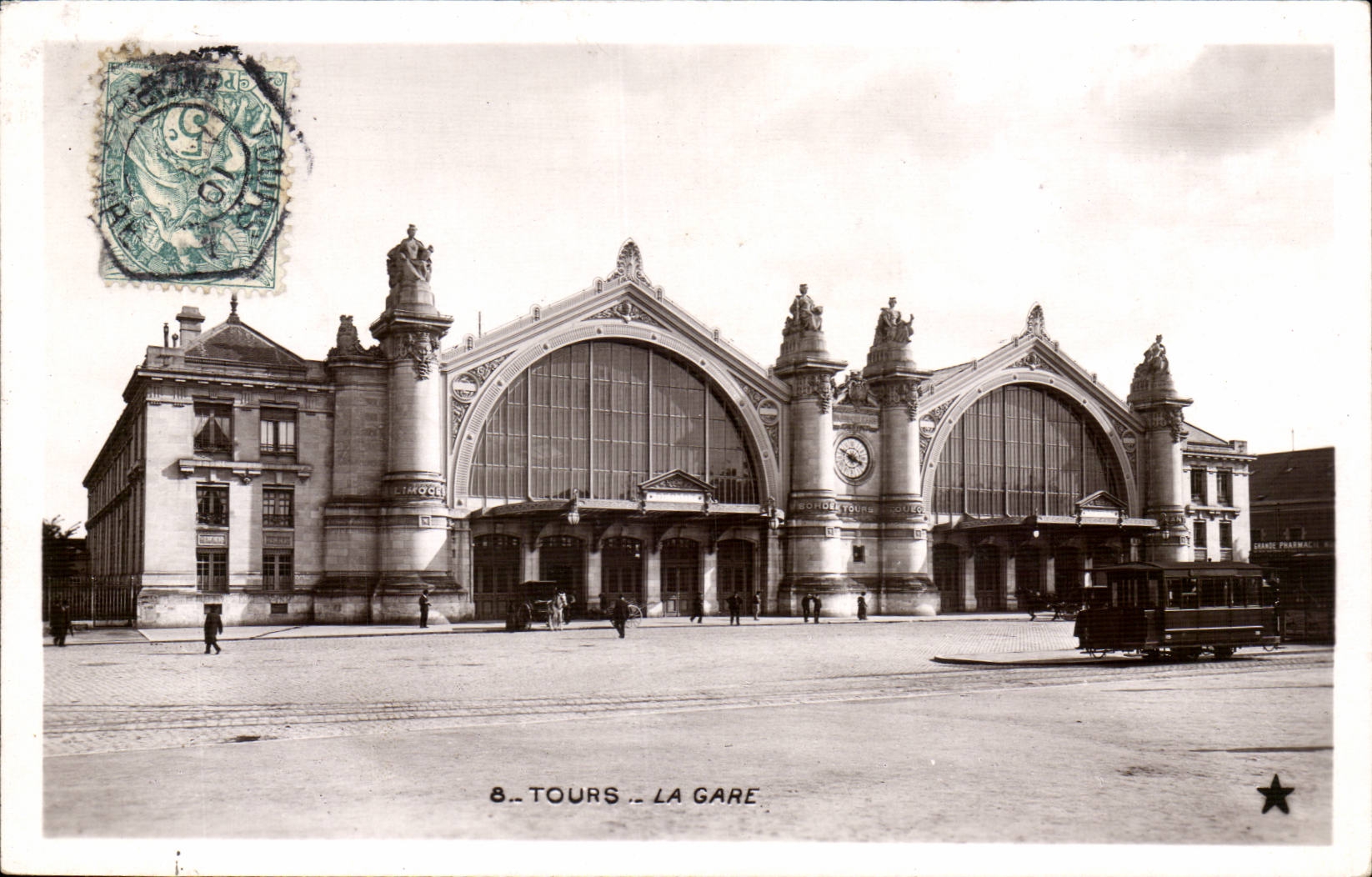 Tours - La Gare - CPA 