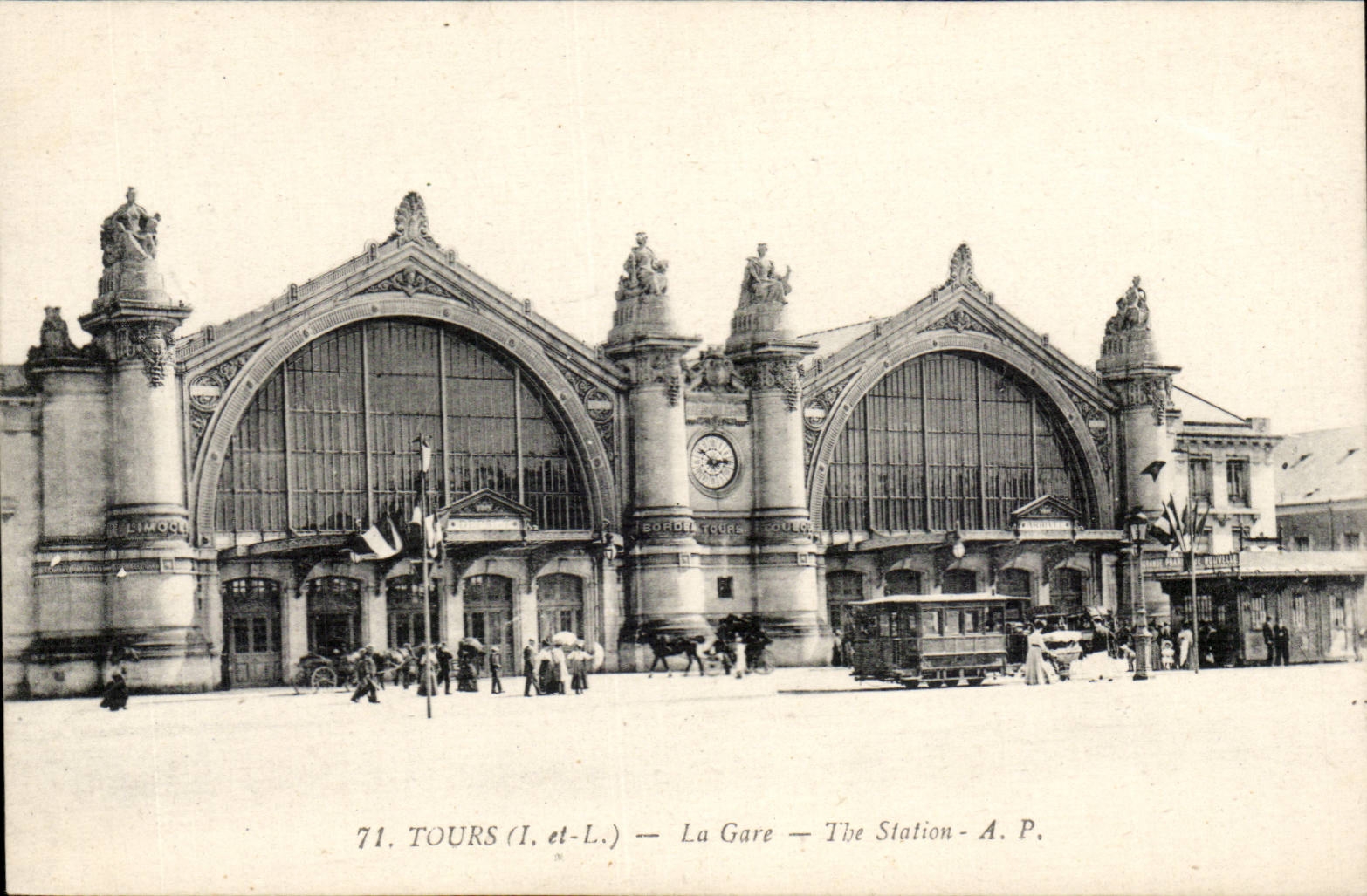 Tours - La Gare - CPA 