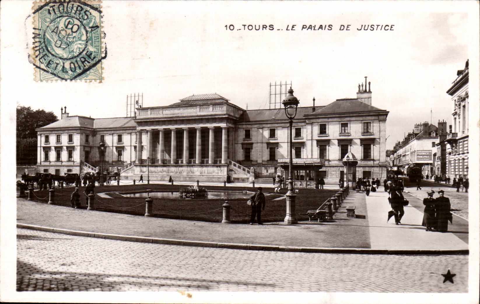 Tours - Le Palais de Justice - CPA 