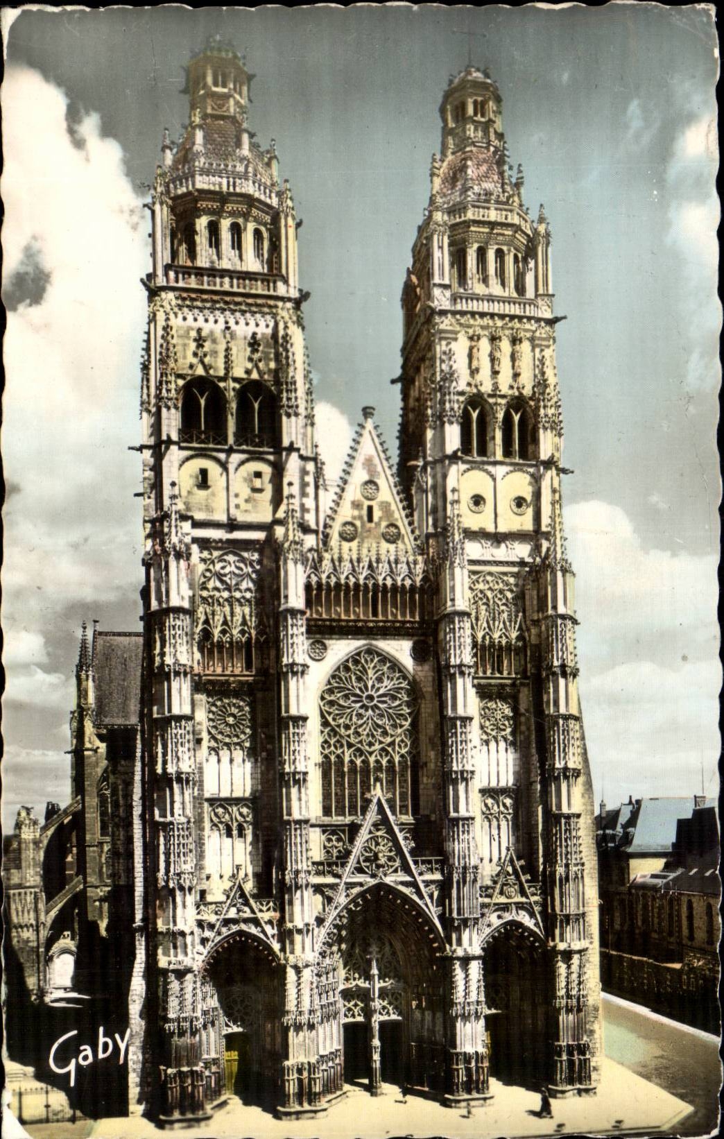 Tours - La cathedrale Saint Gatien - CPA 
