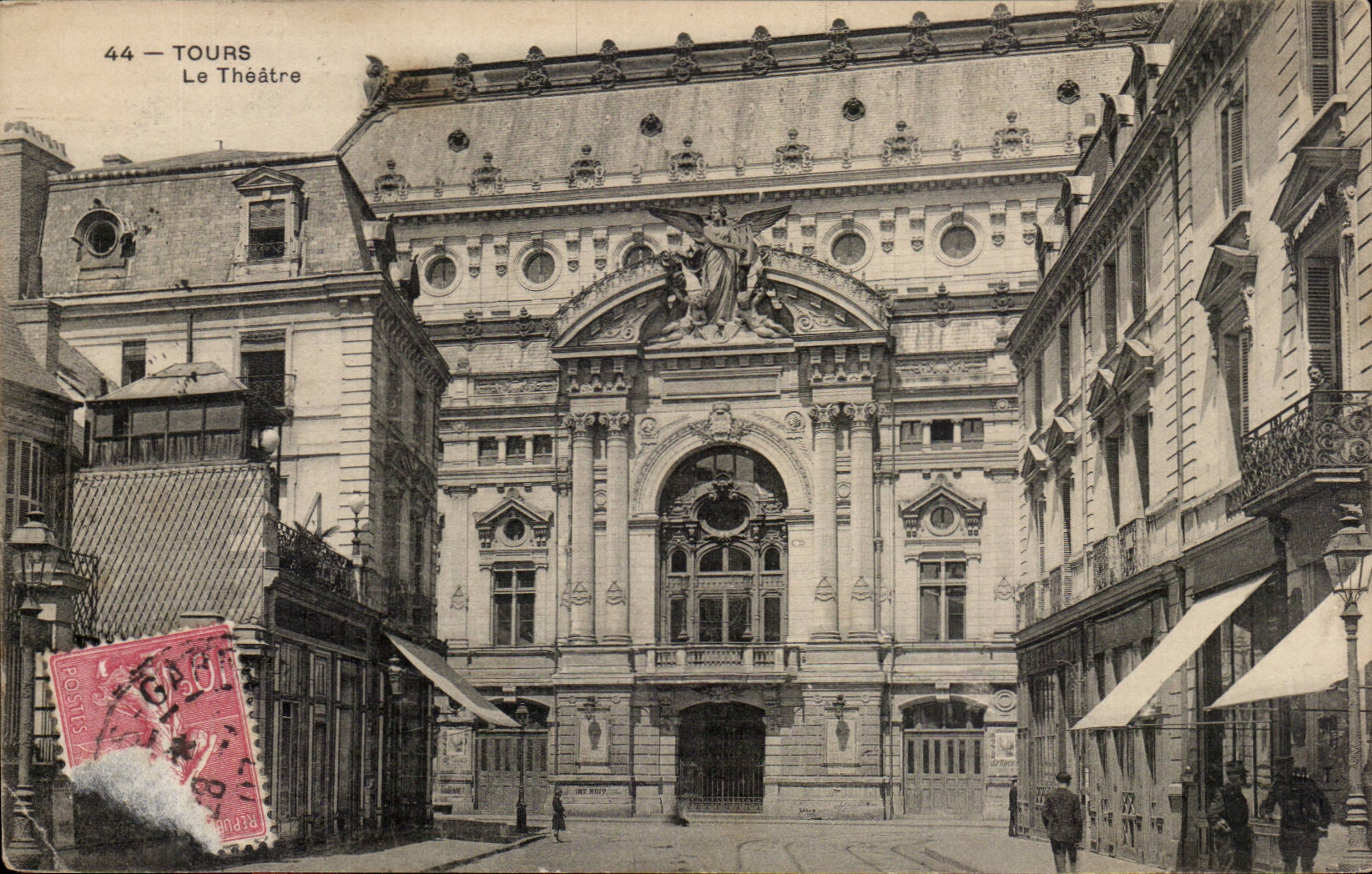 Tours - Le Theatre - CPA 