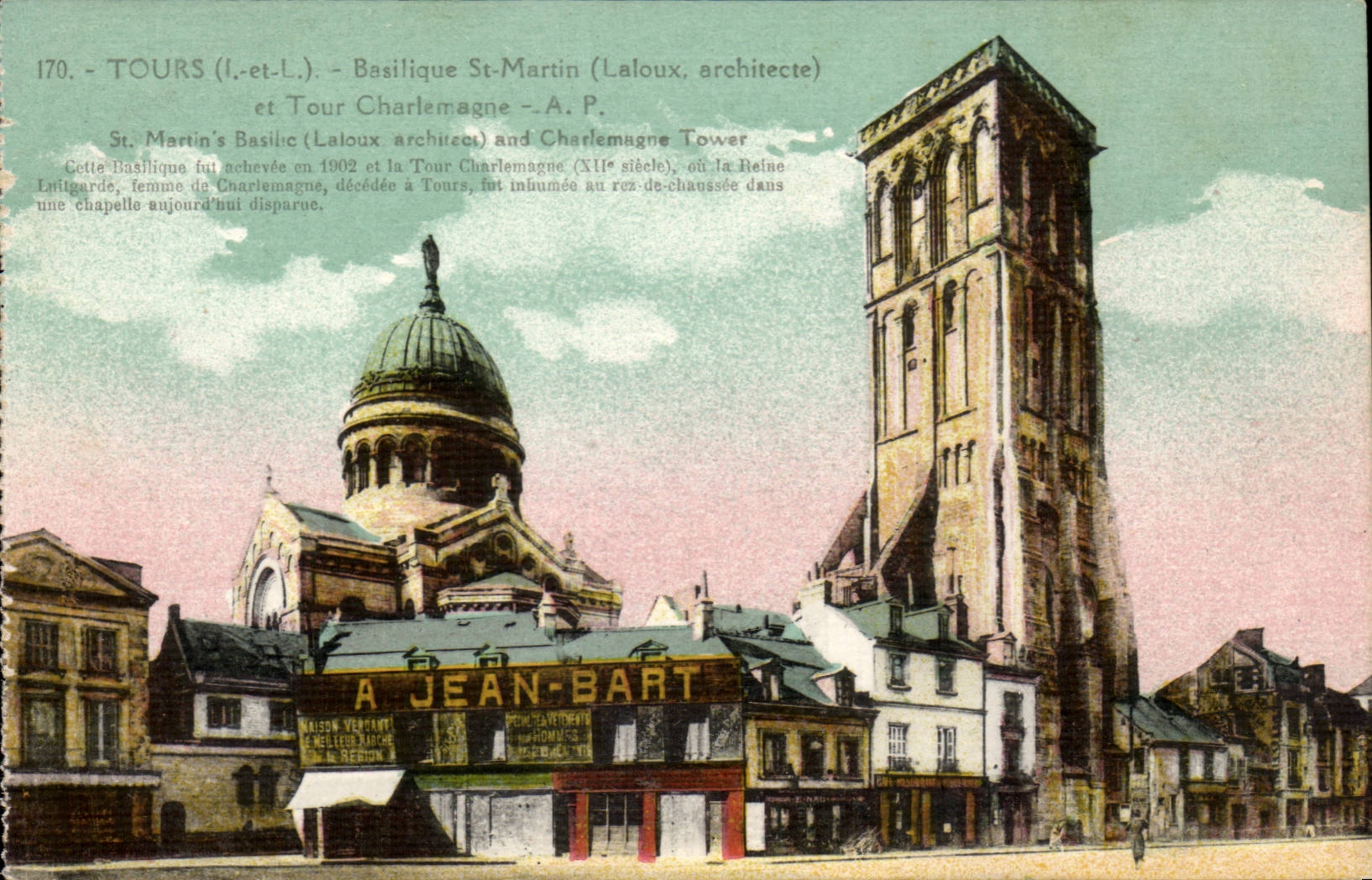 Tours CPA Basilique Saint Martin (Laloux Jean Bart)