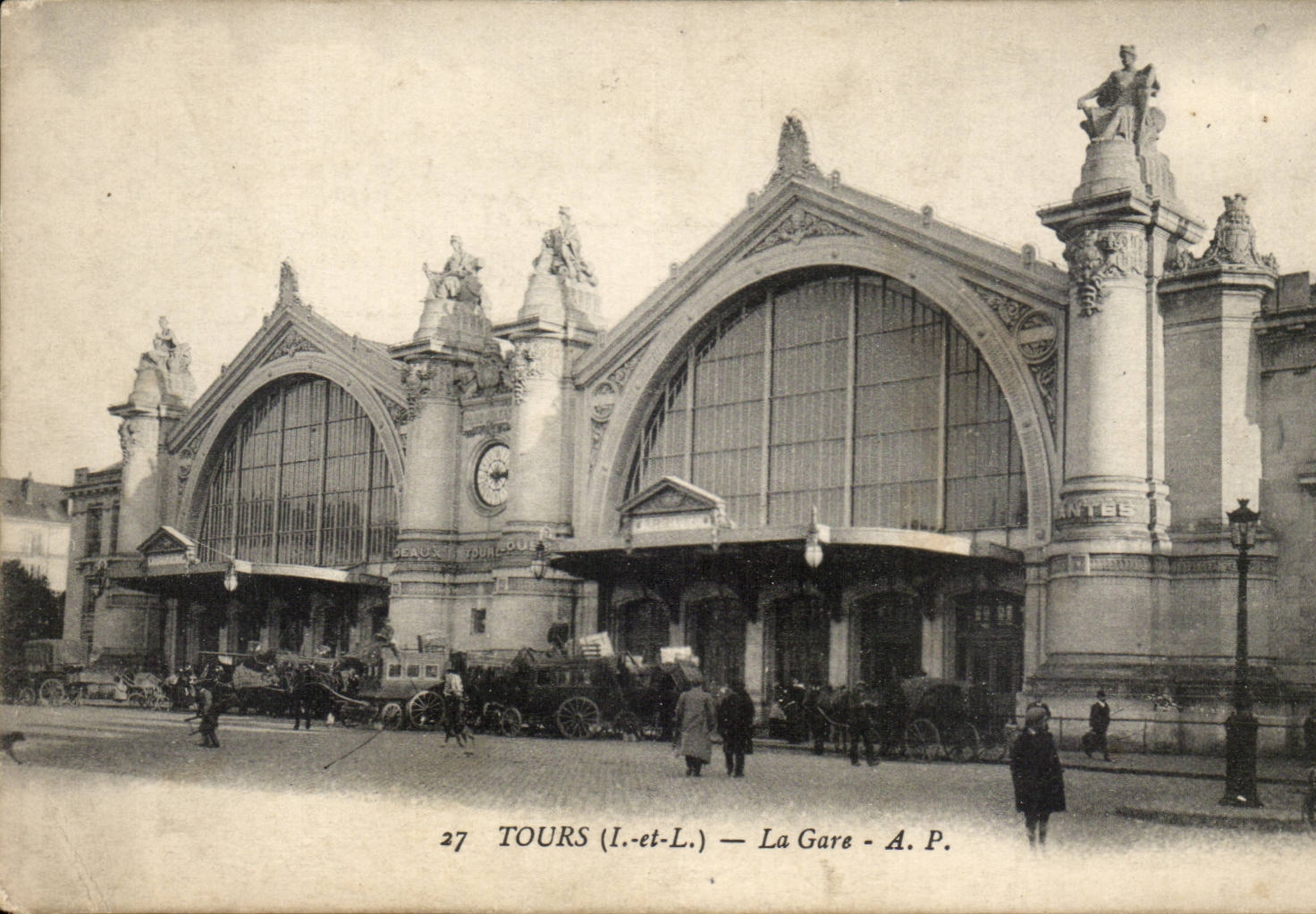 Tours CPA La gare