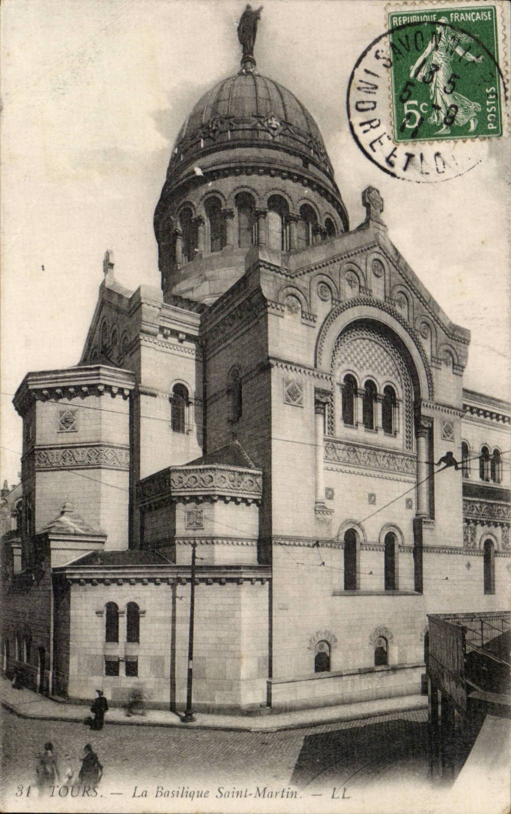 Tours CPA Basilique Saint Martin