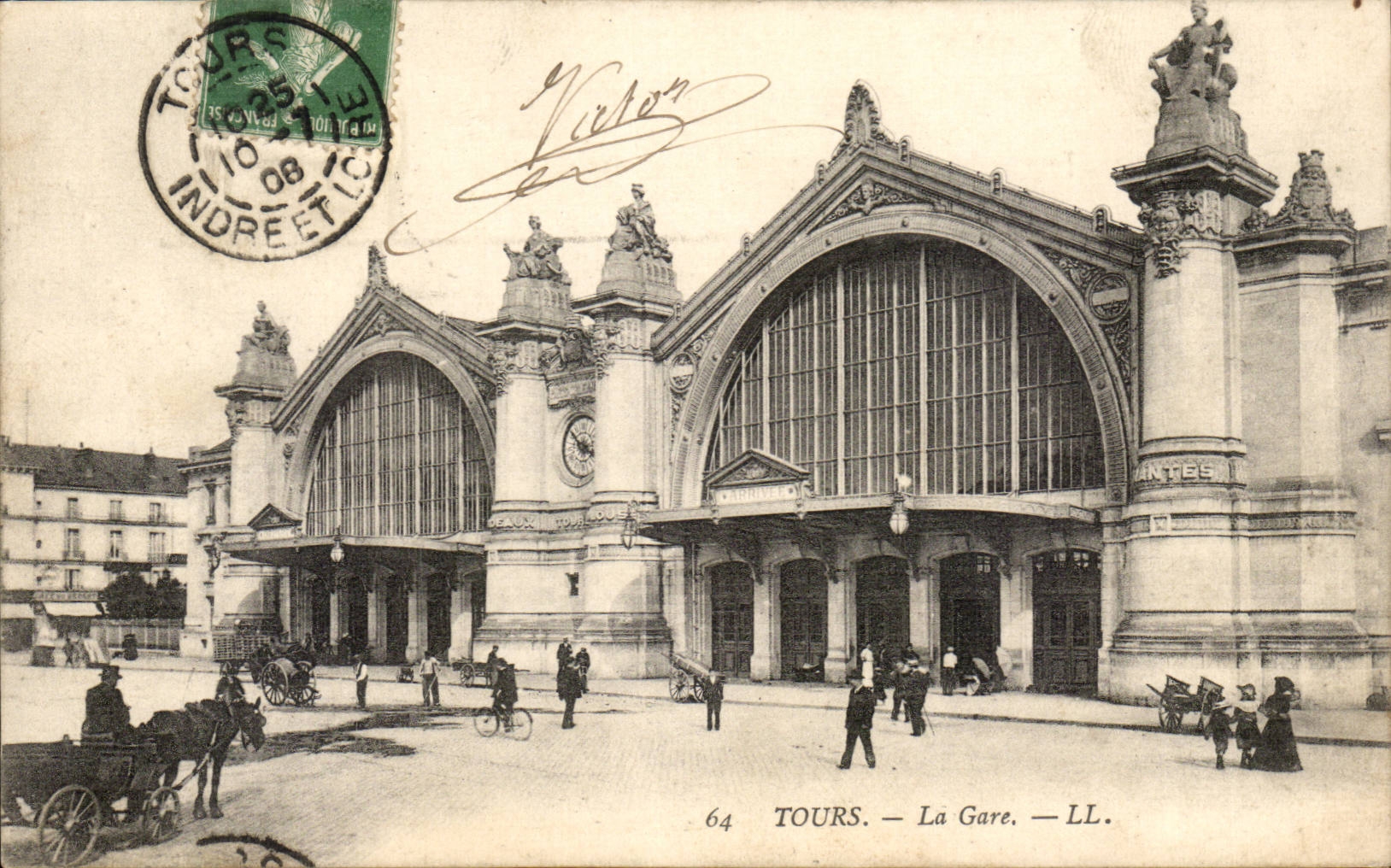Tours CPA La gare