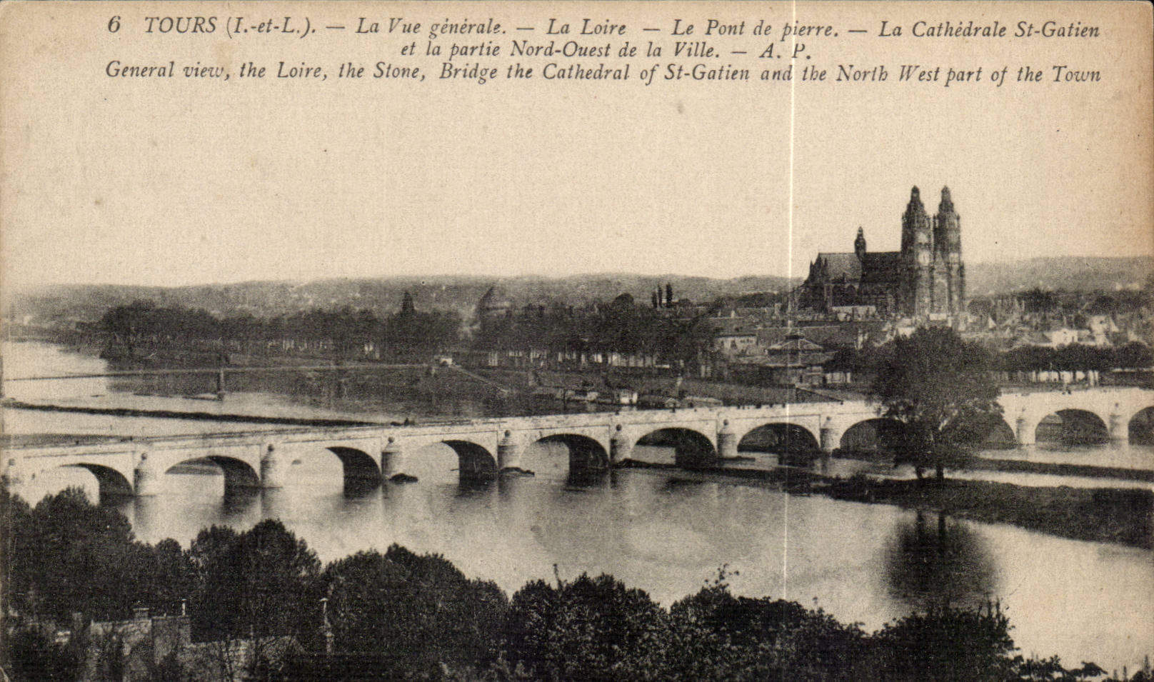 Tours CPA Vue generale