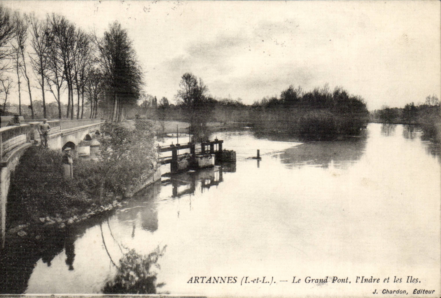 Artannes CPA Le grand pont l'indre et les iles