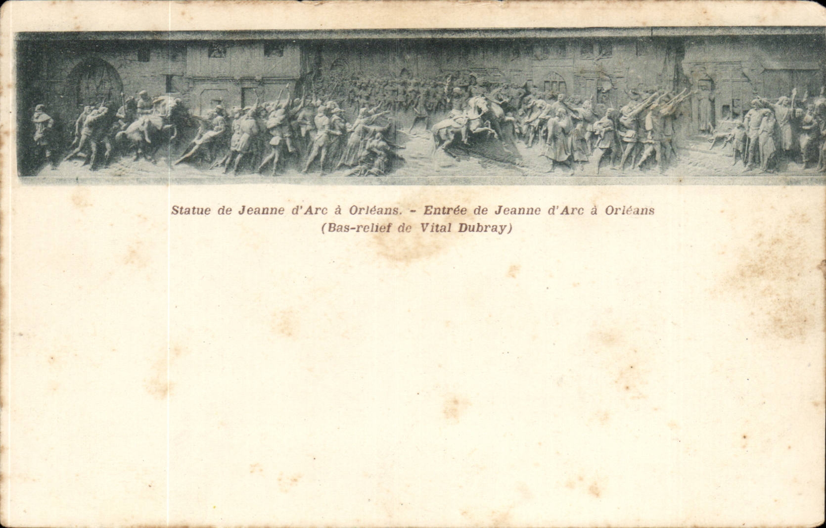 Orleans CPA Statue of Jeanne of arc (Vital Dubray)