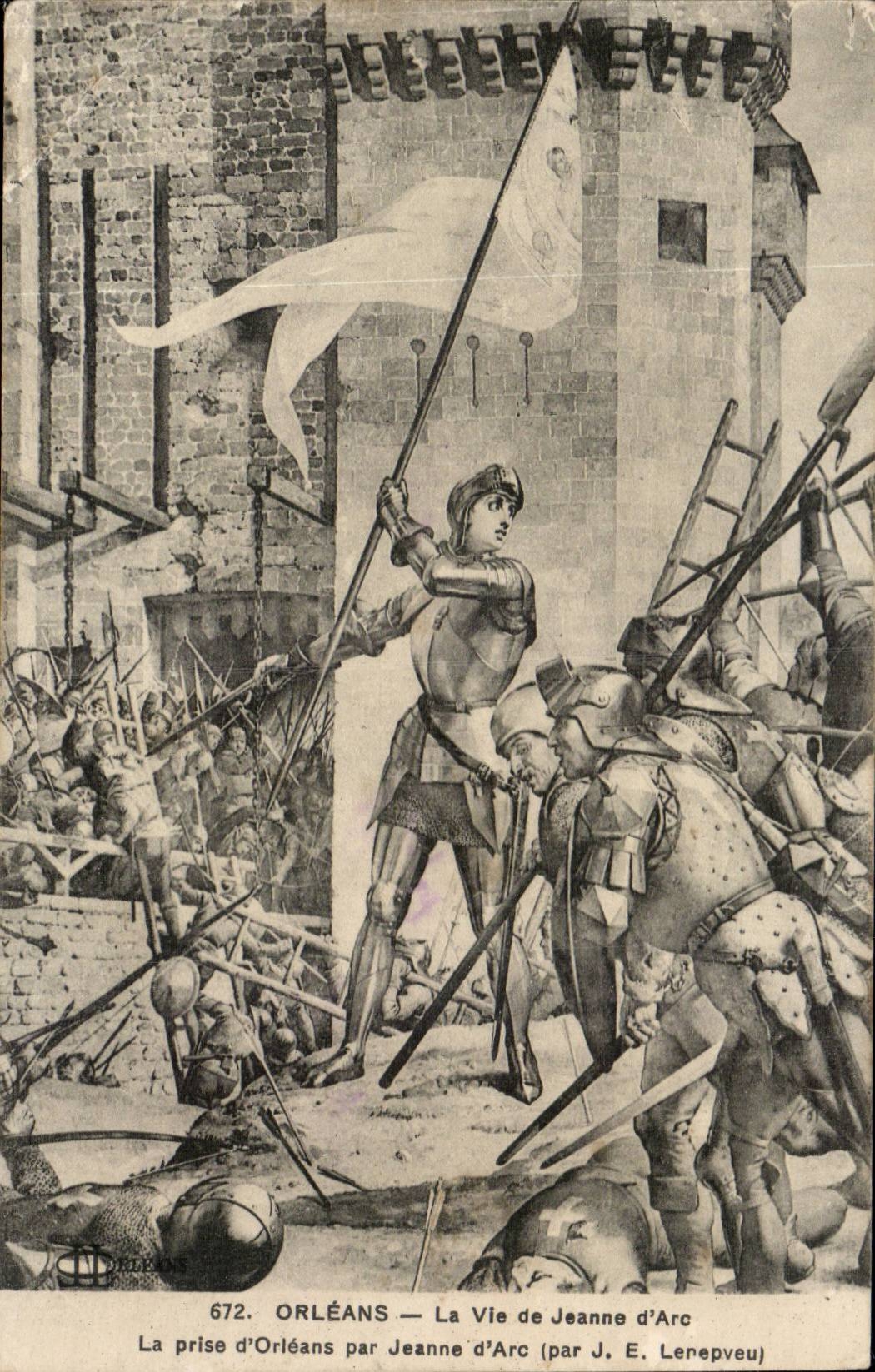 Orleans CPA life of Jeanne of arc Taken of Orleans