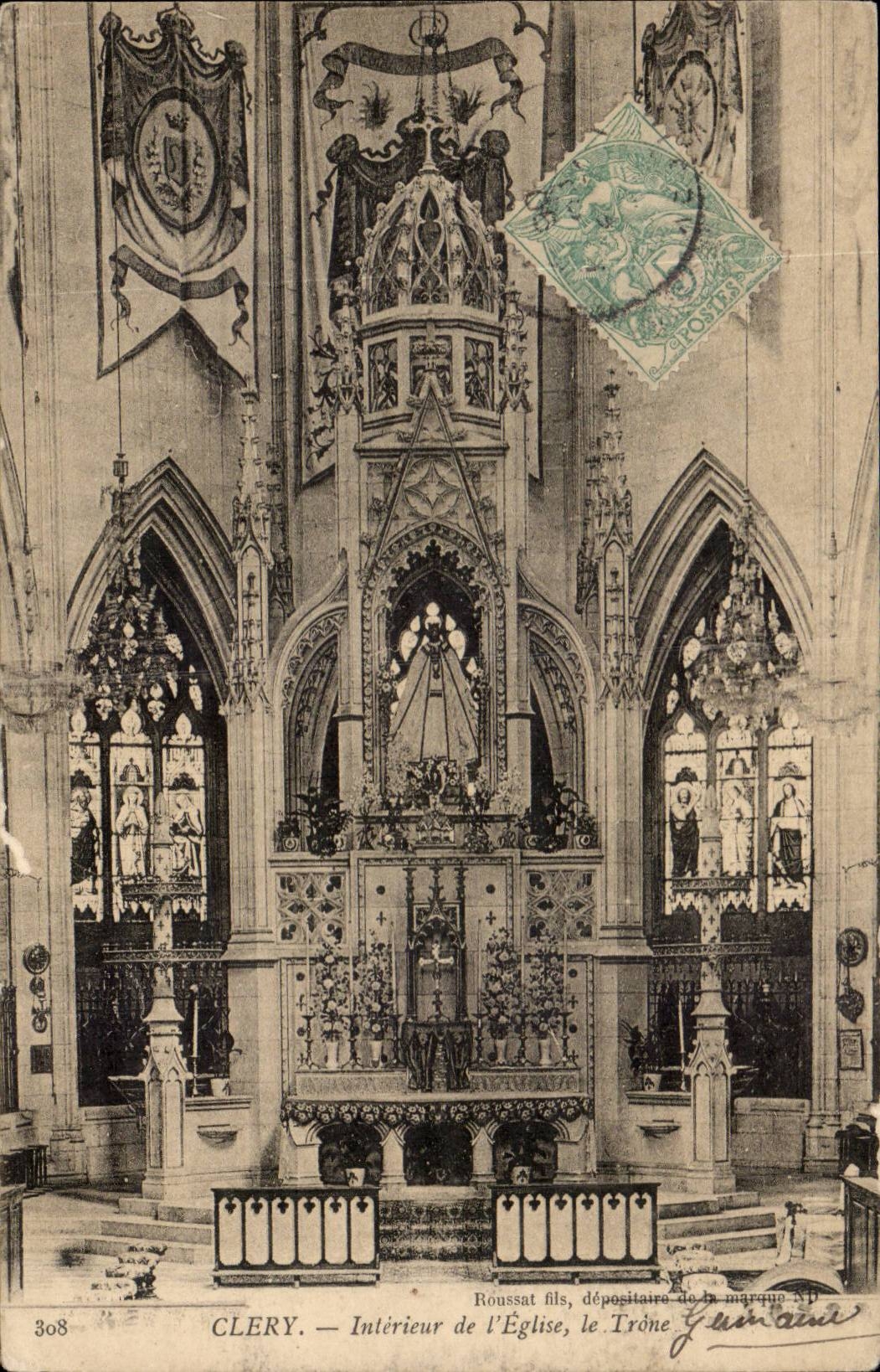 Interior Clery CPA of the church the throne