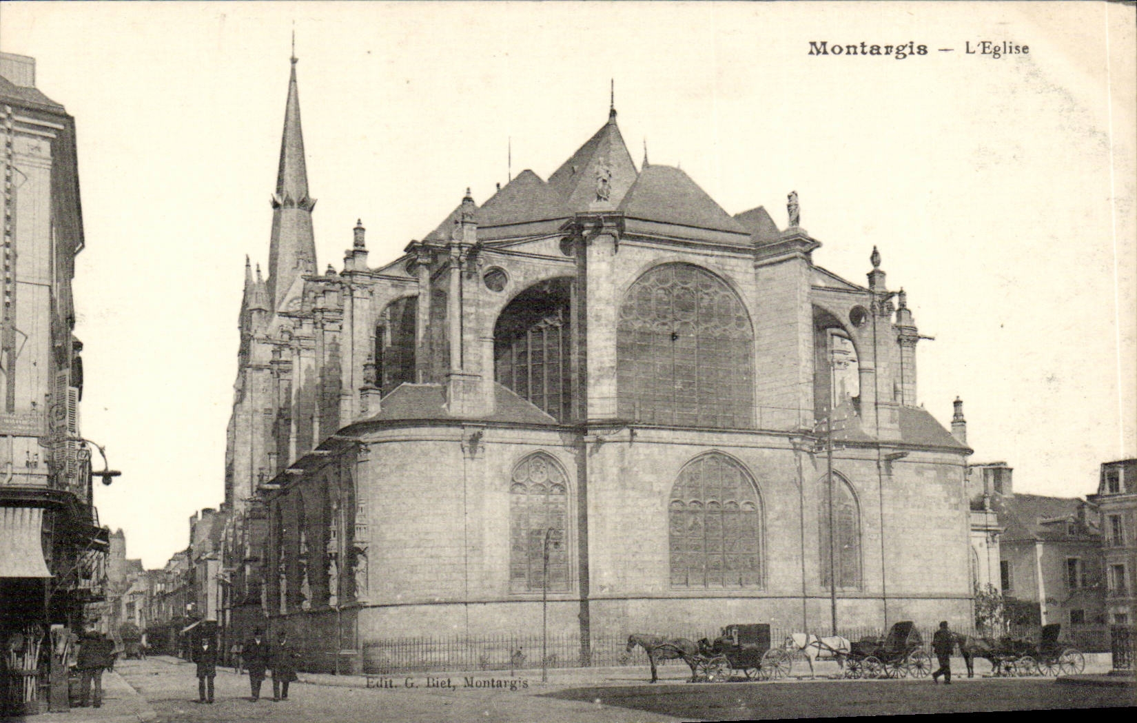 Montargis CPA the church