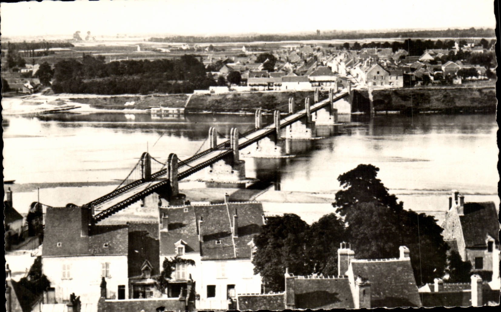 Saint Denis of the hotel cPA Seen St Denis of the hotel and Jargeau the bridge