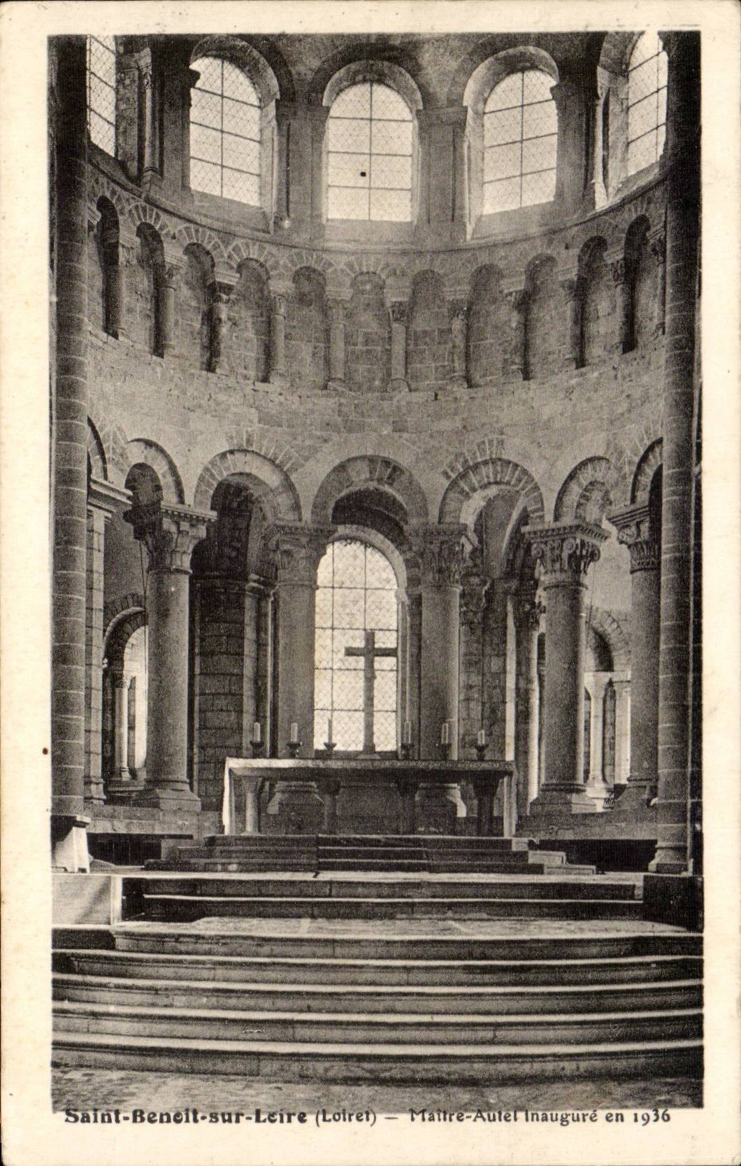 Saint Benoit on the Loire CPA Maitre furnace bridge inaugurates in 1936