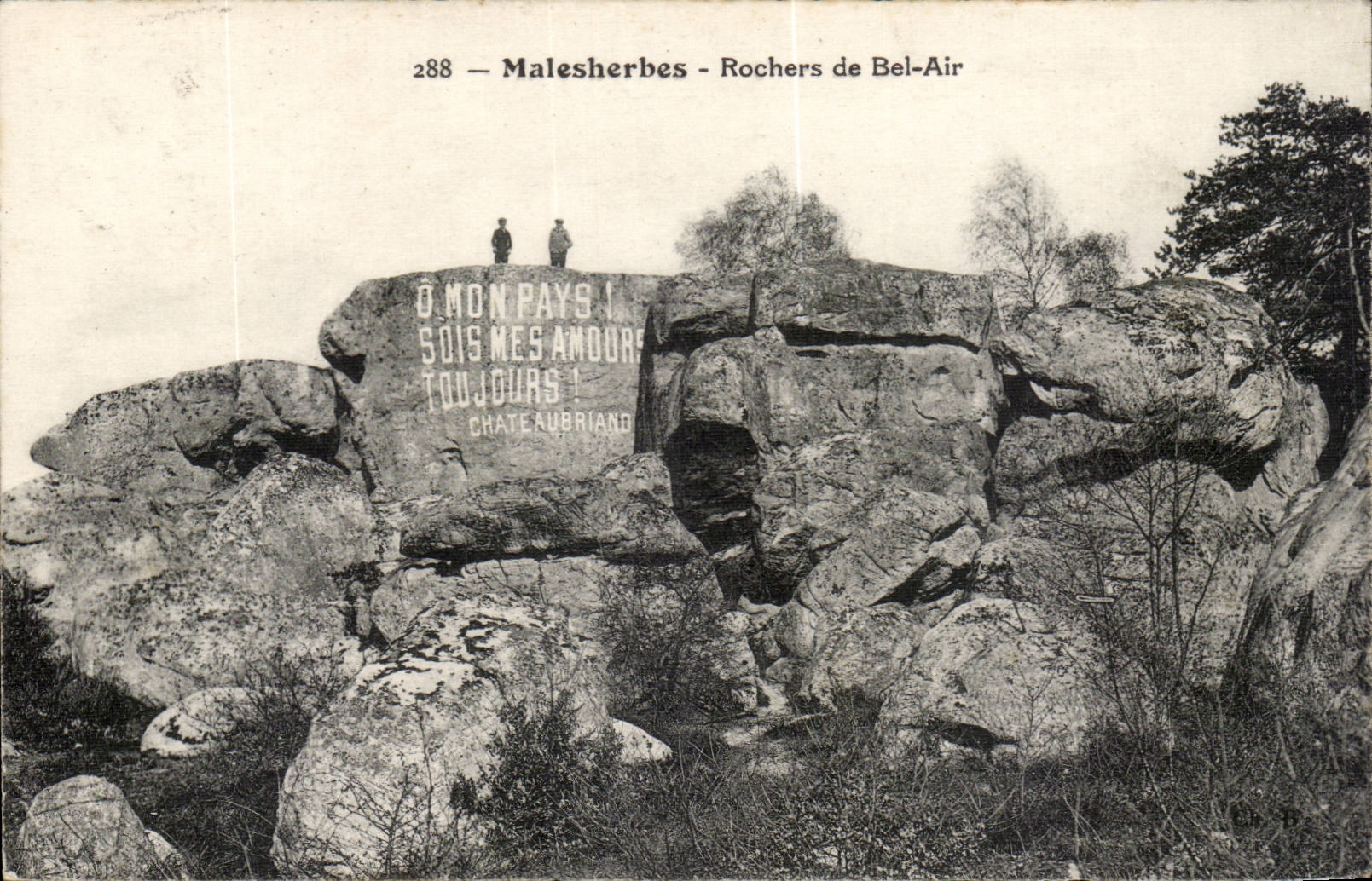 Malesherbes CPA Rocks of Bel Air (Chateaubriant)