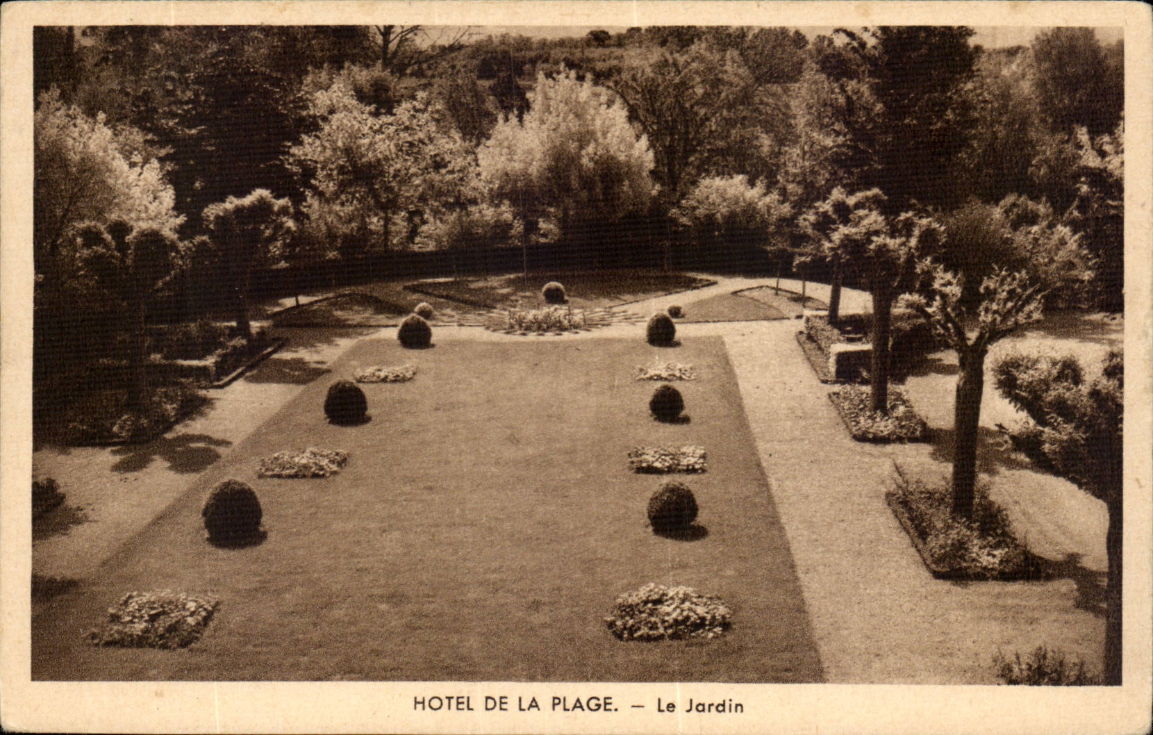 Montargis CPA Hotel of the beach the garden