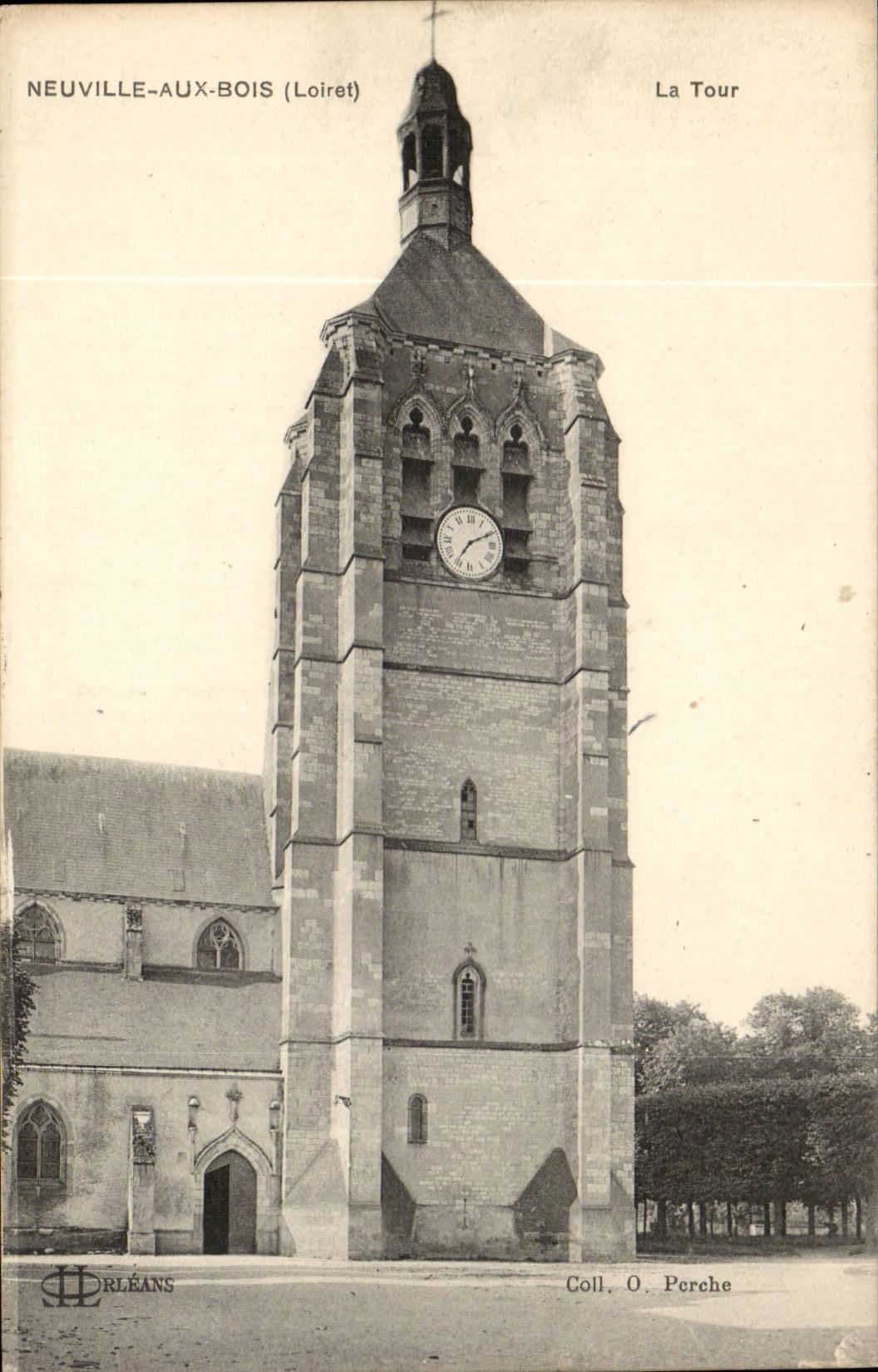 Neuville with Wood CPA the tower