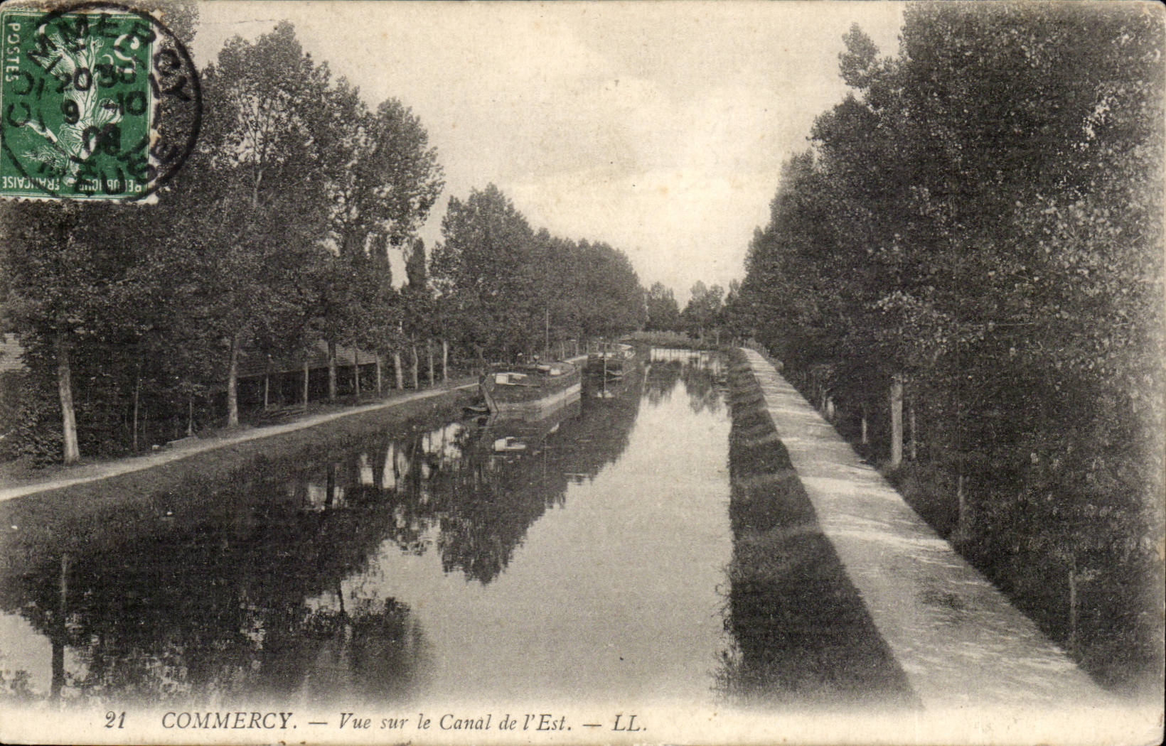 Commercy - Seen on the Canal of East CPA