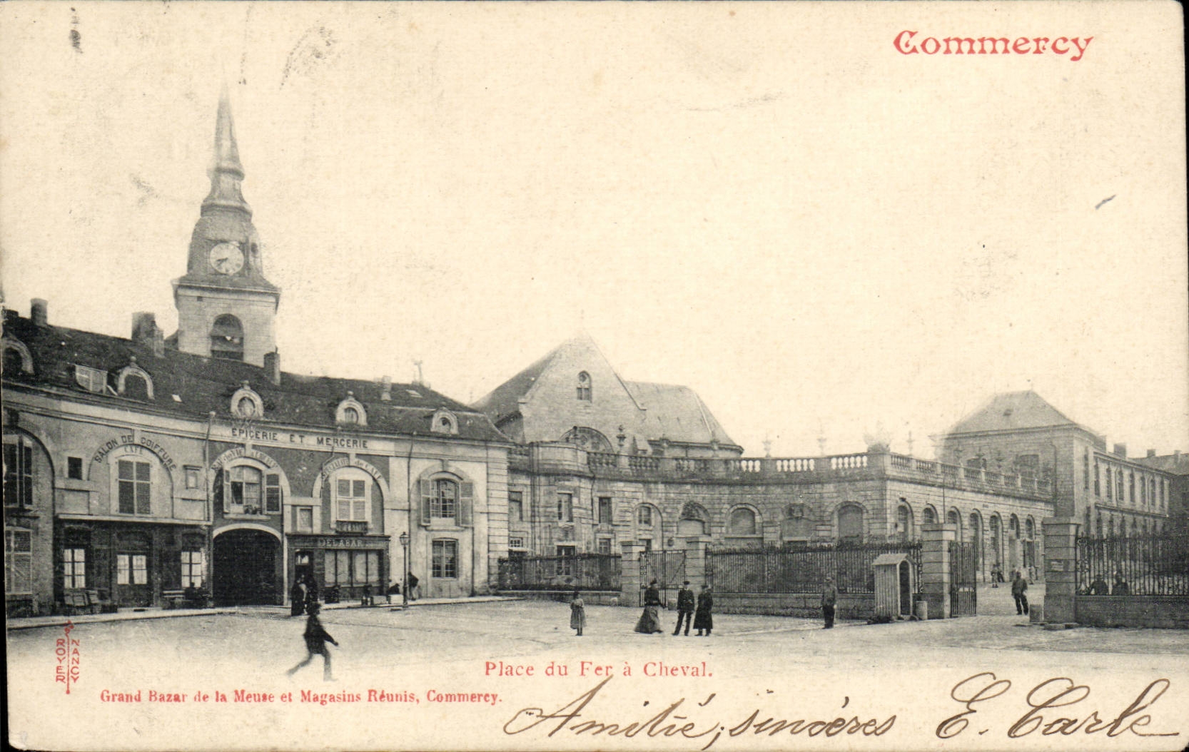 Commercy - Place of the Horseshoe - CPA